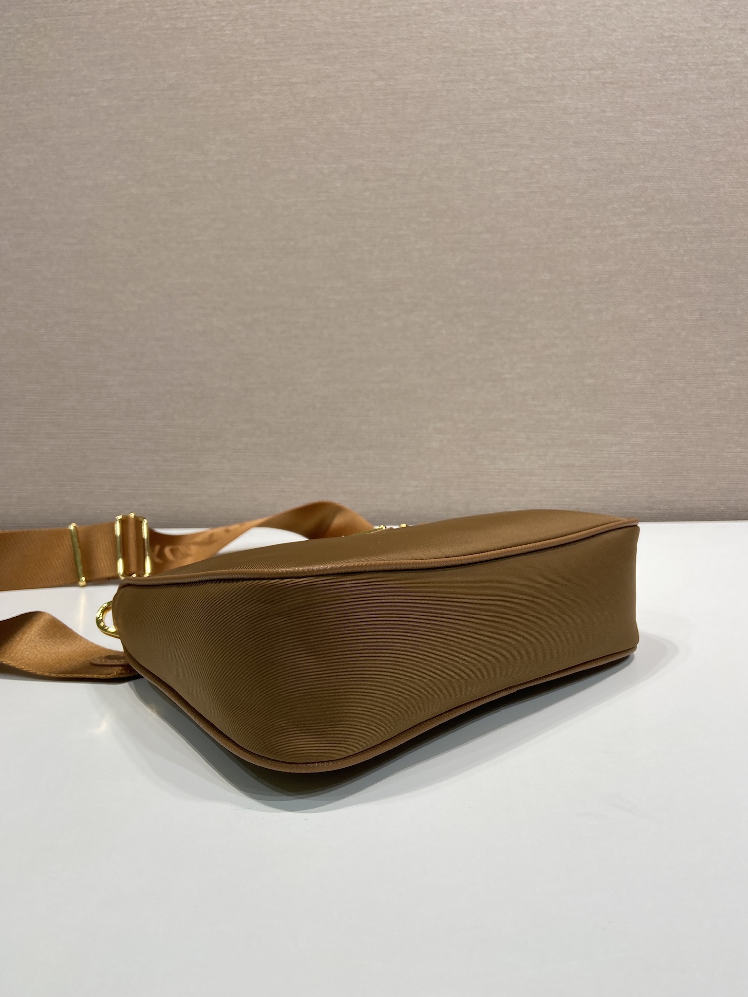 Pra*a Nylon Hobo Bag-1BH204-22*12*6CM