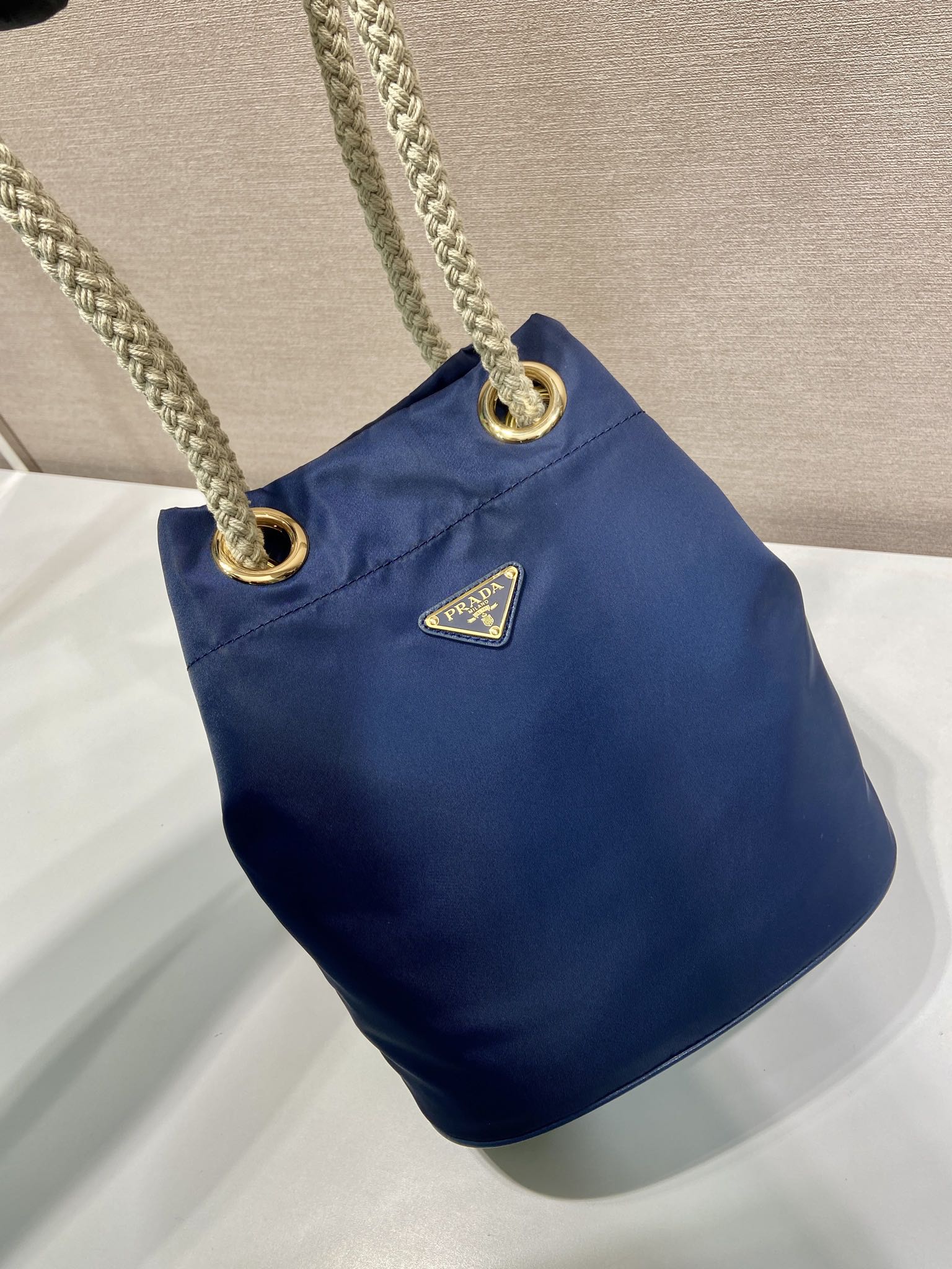 Pra*a Re-Nylon Bucket-1BE082-23.5*28*16.5CM