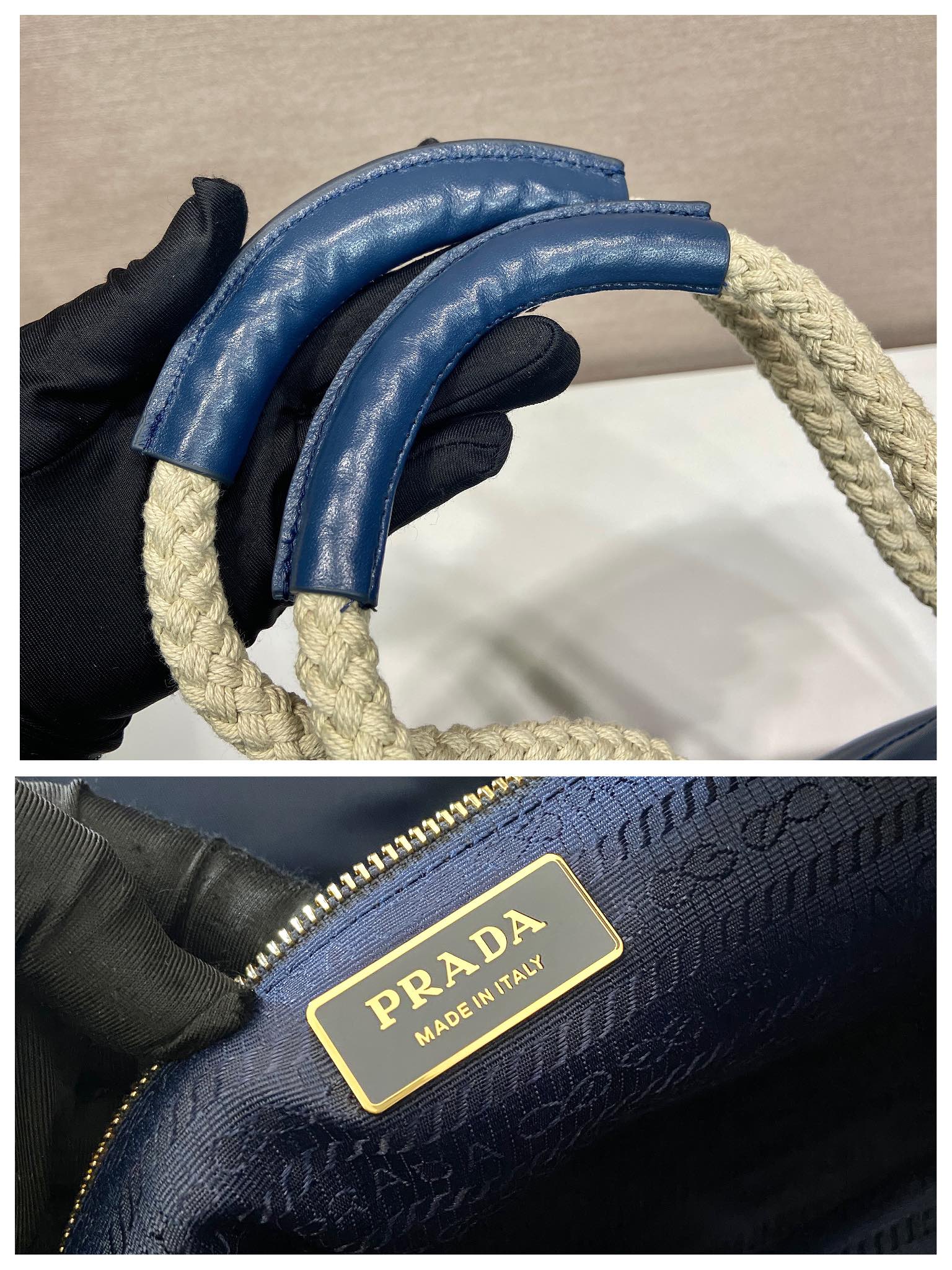 Pra*a Re-Nylon Bucket-1BE082-23.5*28*16.5CM