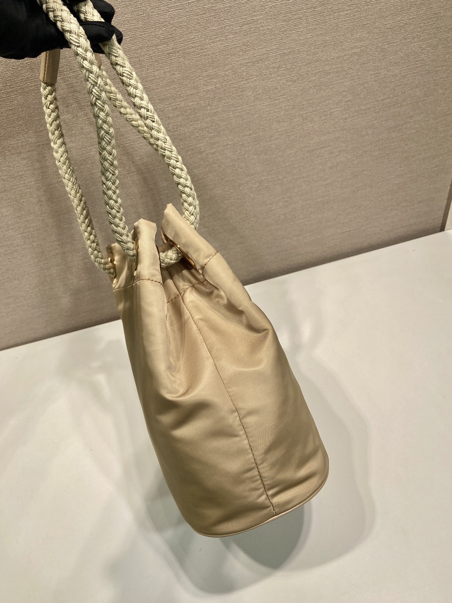 Pra*a Re-Nylon Bucket-1BE082-23.5*28*16.5CM