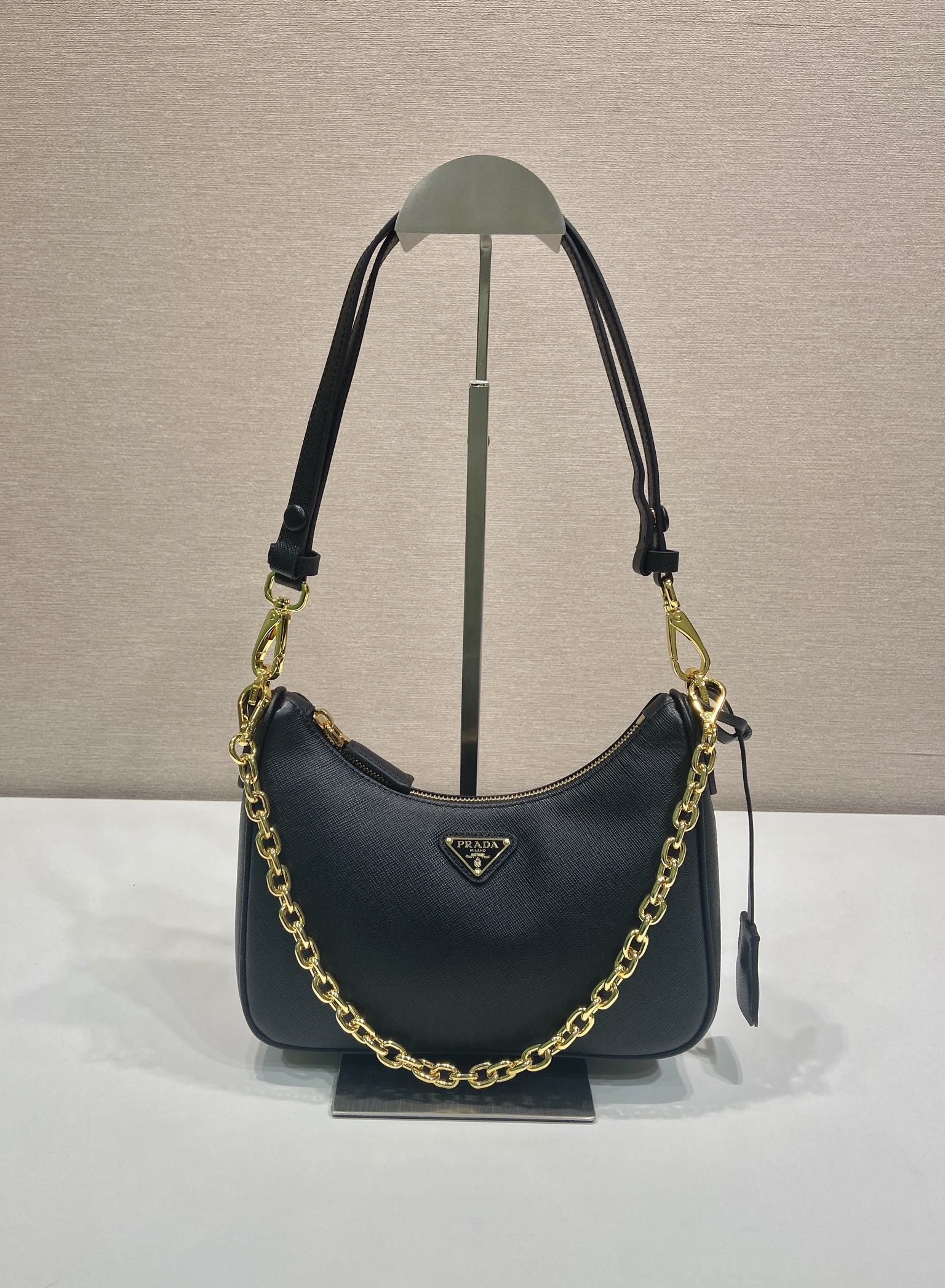 Prad 1BC204 Hobo Bag-22x6x17CM