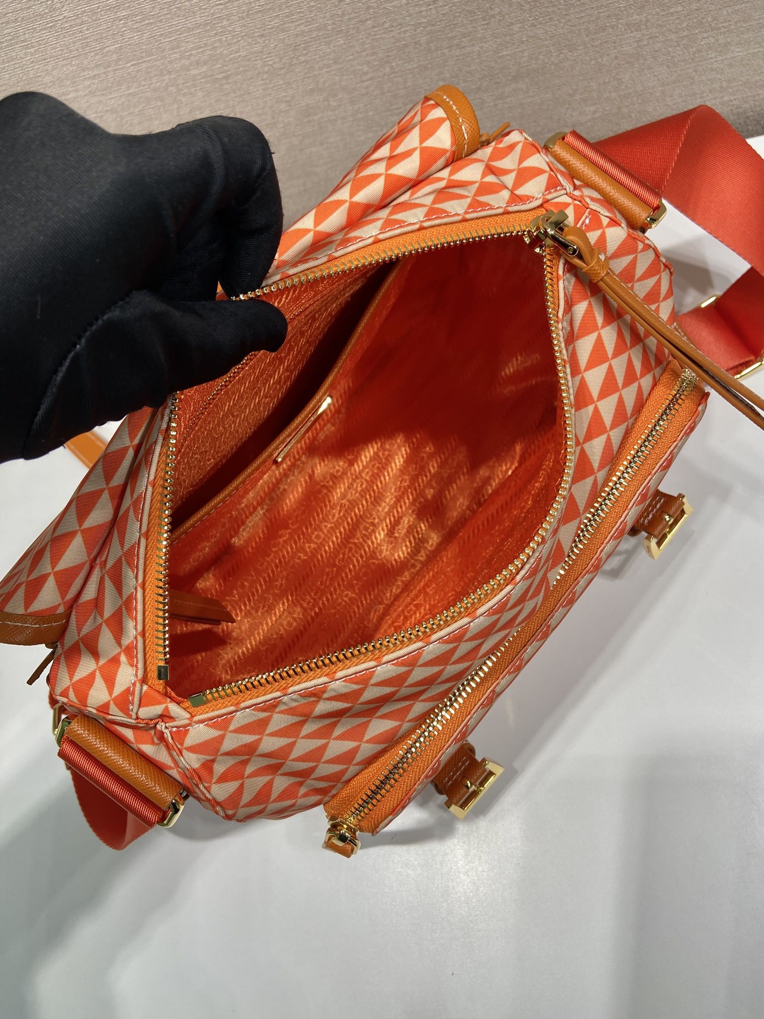 Pra*a Symbole Bag-1BD383-25*19.5*11CM