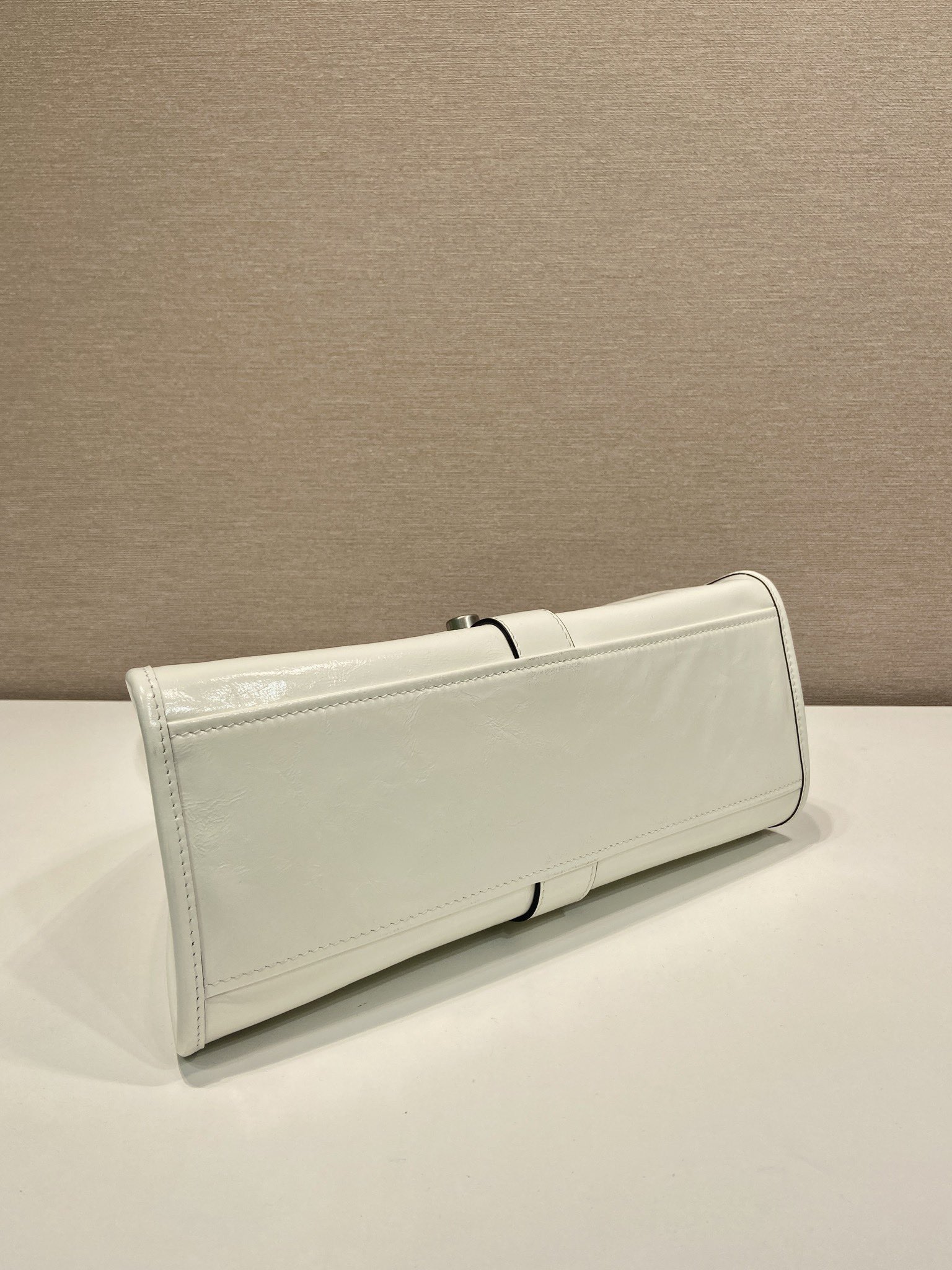 Pra*a Leather Tote Bag-1BG563-30.5*17.5*9CM