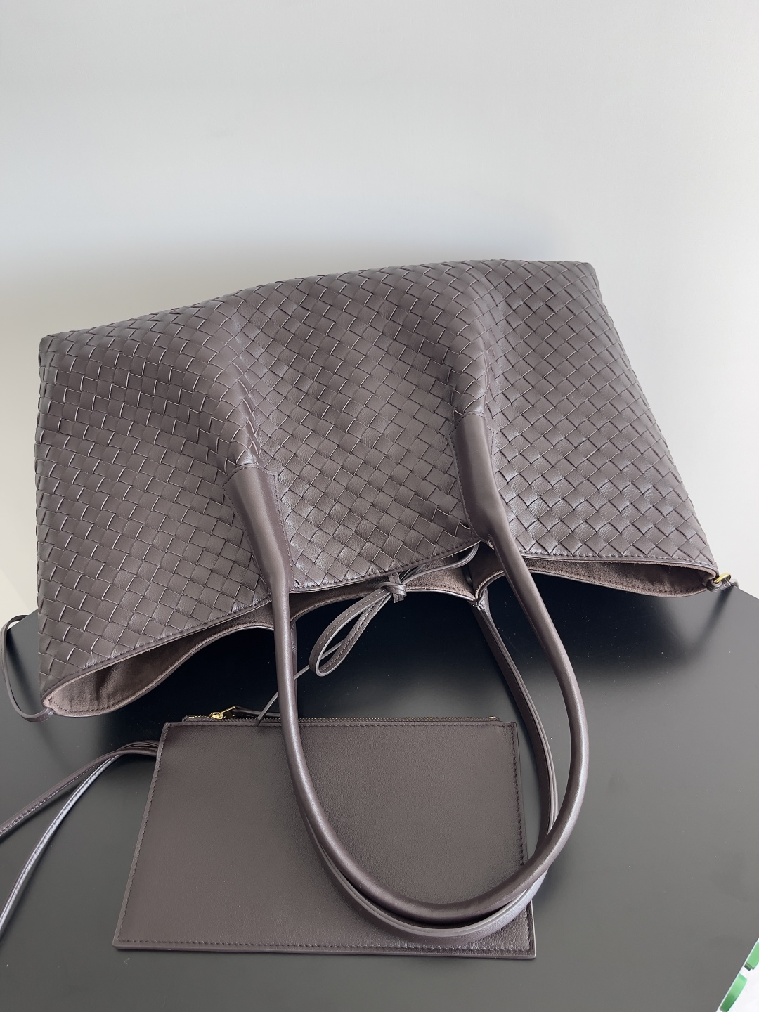 B0tt*ga Ven*ta Burgundy Pinacoteca Reversible Tote -43*23*17.5CM