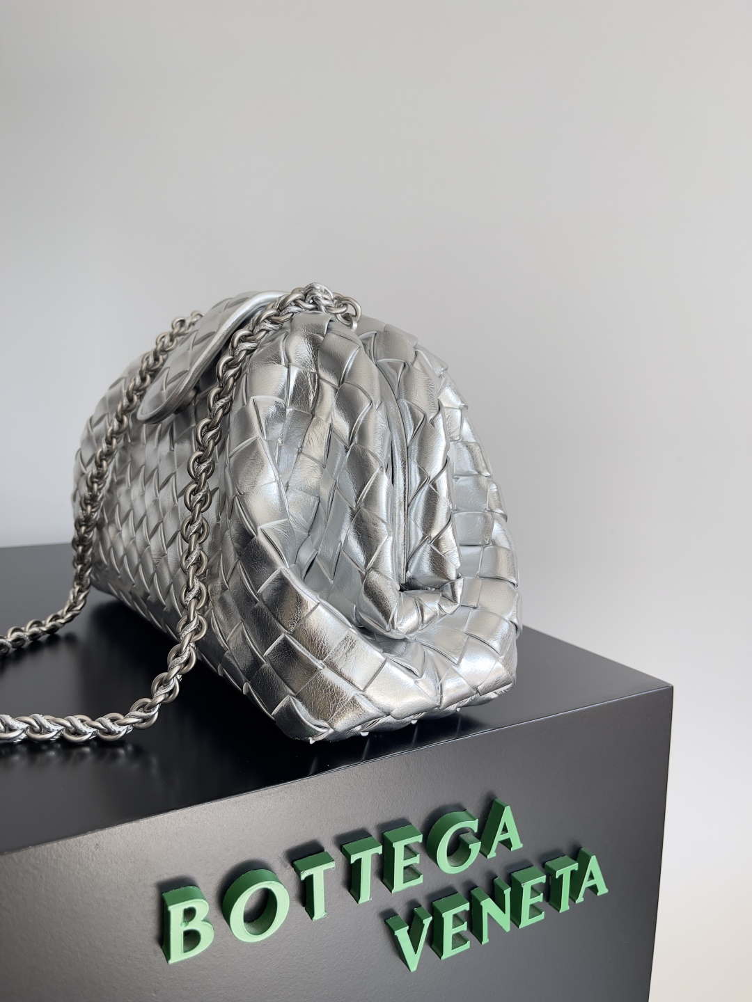 B0tt*ga Ven*ta Lauren 1980 Teen Leather Clutch-31.5*16.5*11CM