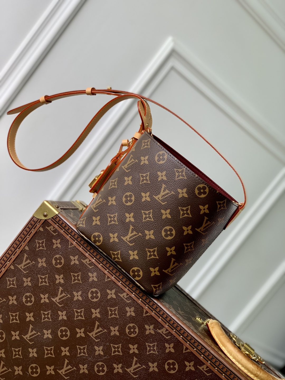 LV x TM All In BB Other Monogram Canvas-M13089-18 x 12 x 16CM