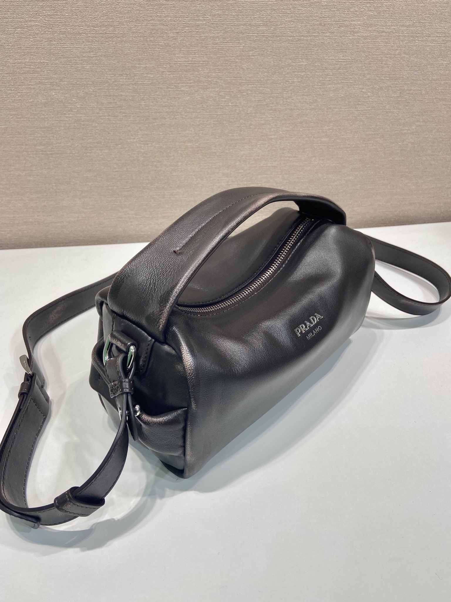 Pra*a Nappa Leather Shoulder Bag -2VH188-24*11*11CM
