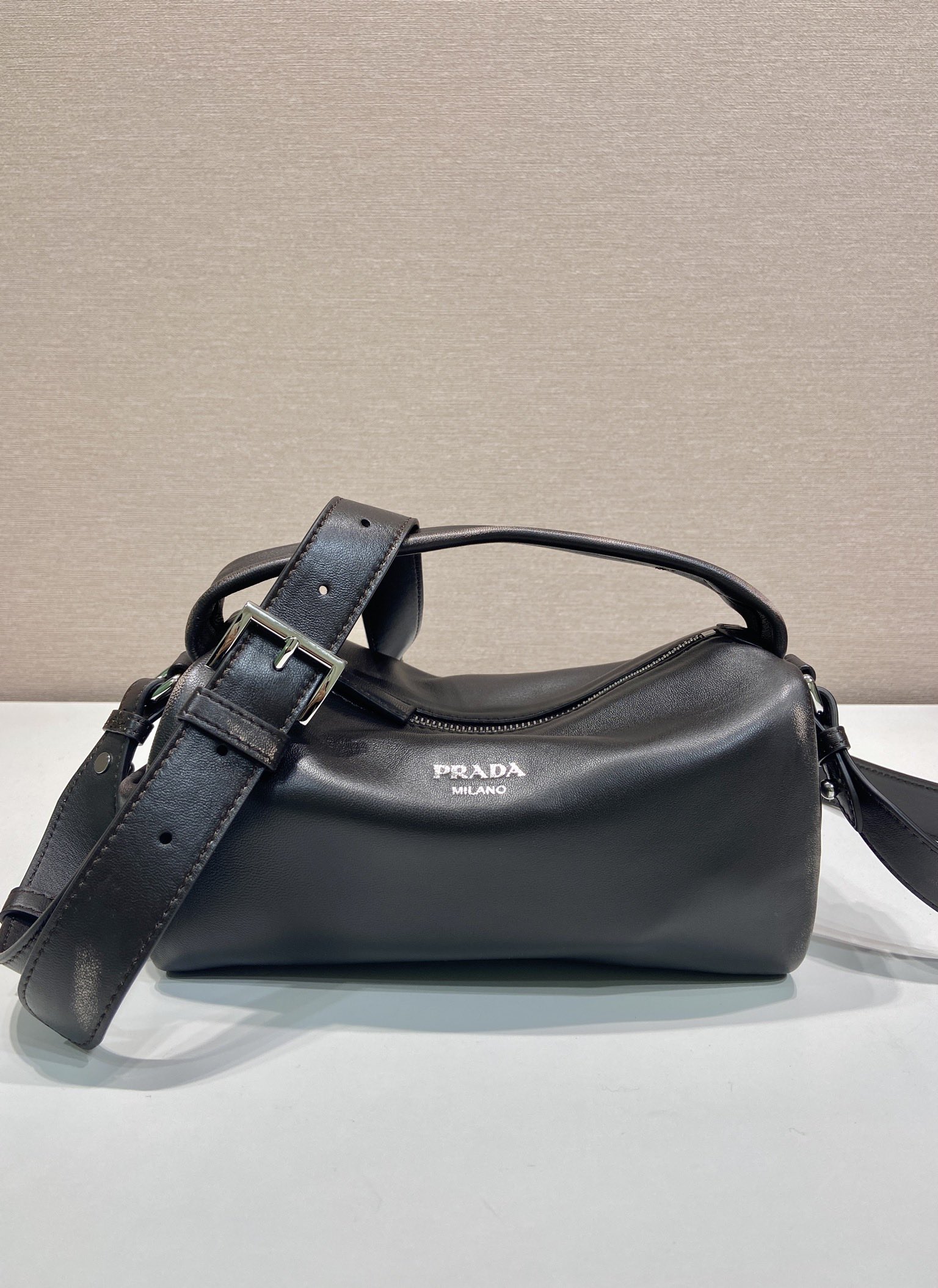 Pra*a Nappa Leather Shoulder Bag -2VH188-24*11*11CM