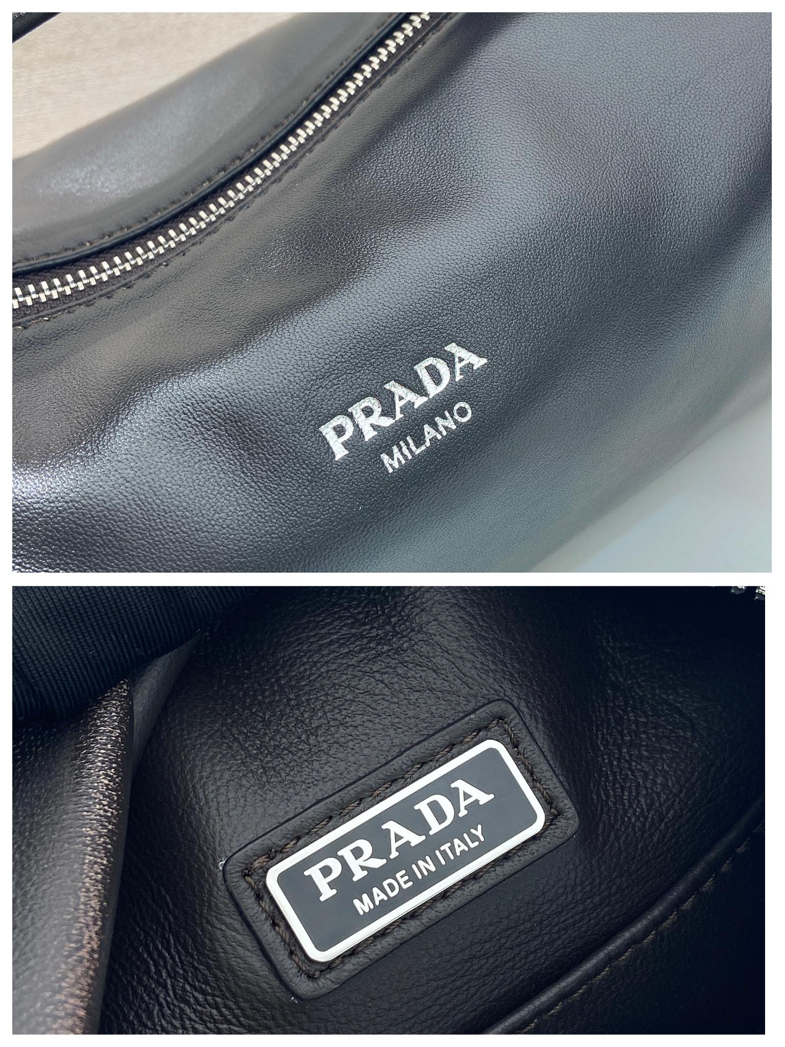 Pra*a Nappa Leather Shoulder Bag -2VH188-24*11*11CM