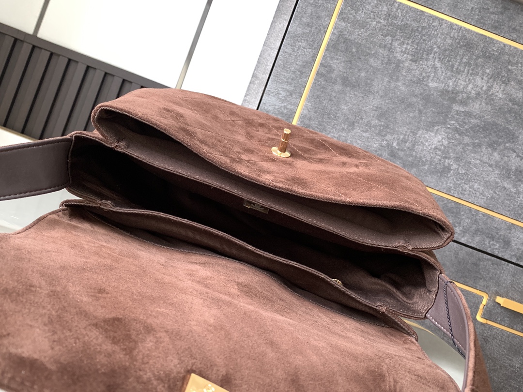 Ch@nel Vintage Flap Bag-28X 12.5 X 24CM