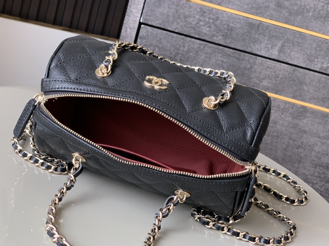 Ch@nel Bowling Bag-11.5*18.5*11CM