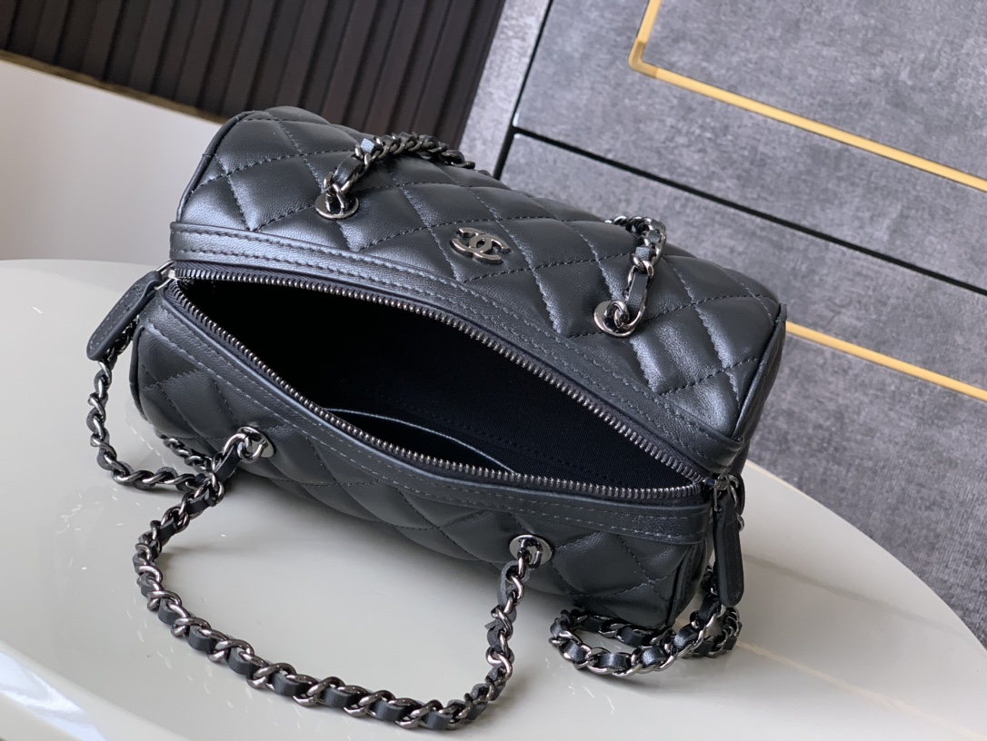 Ch@nel Bowling Bag-11.5*18.5*11CM