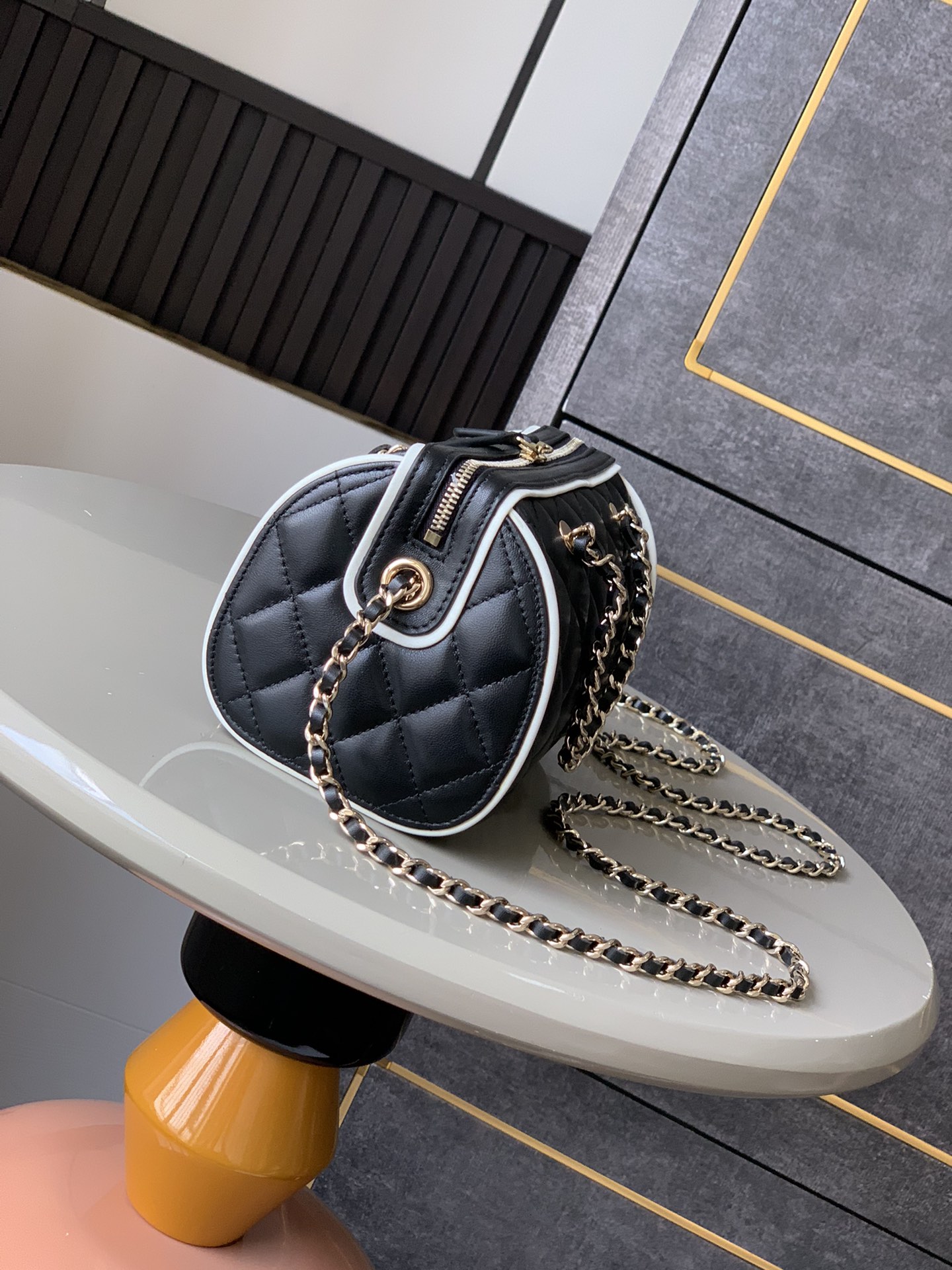 Ch@nel Bowling Bag-11.5*18.5*11CM