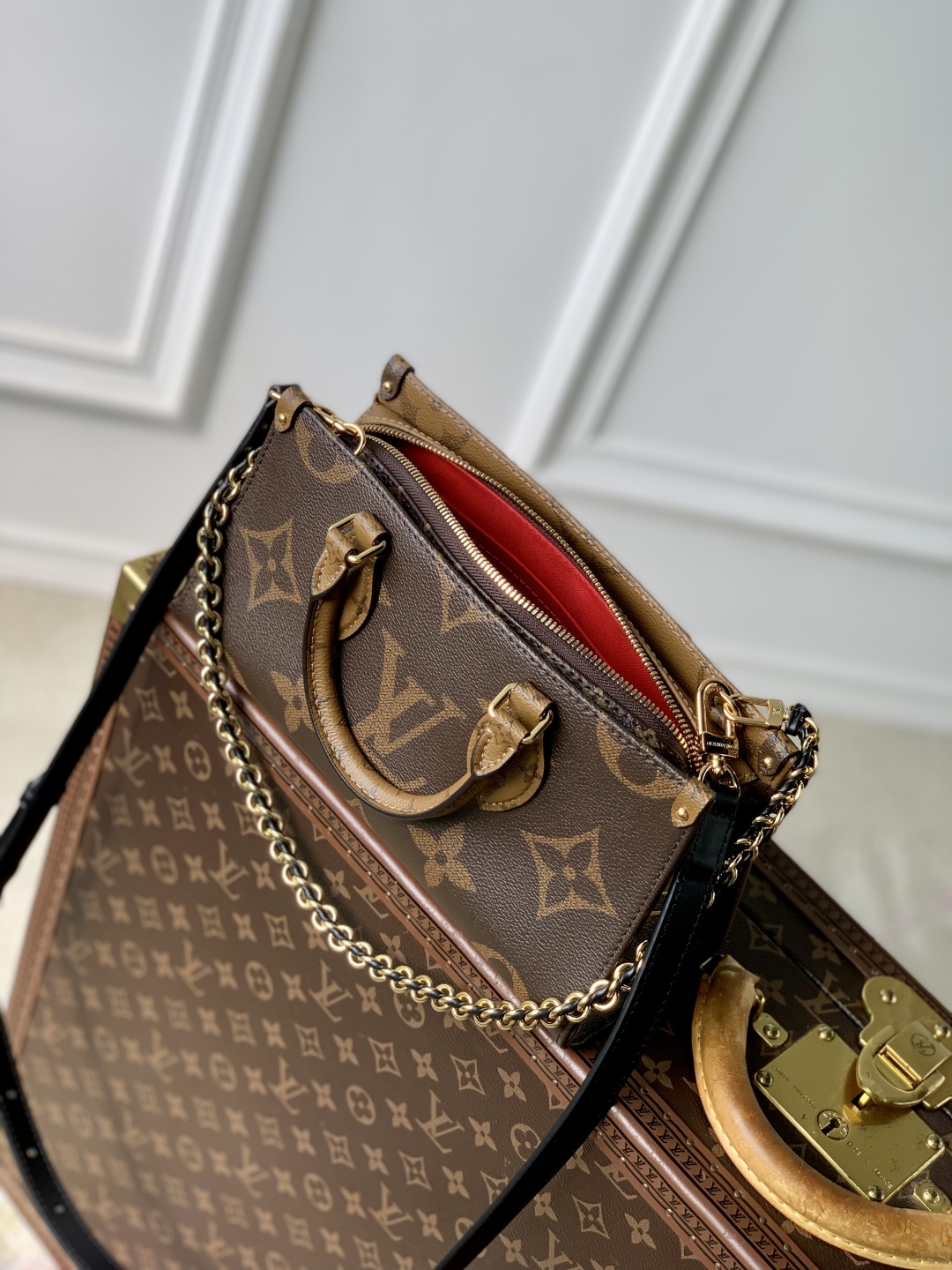 L0vis Vvtt0n OnTheGo East West Handbag-M23640-25*13*10CM