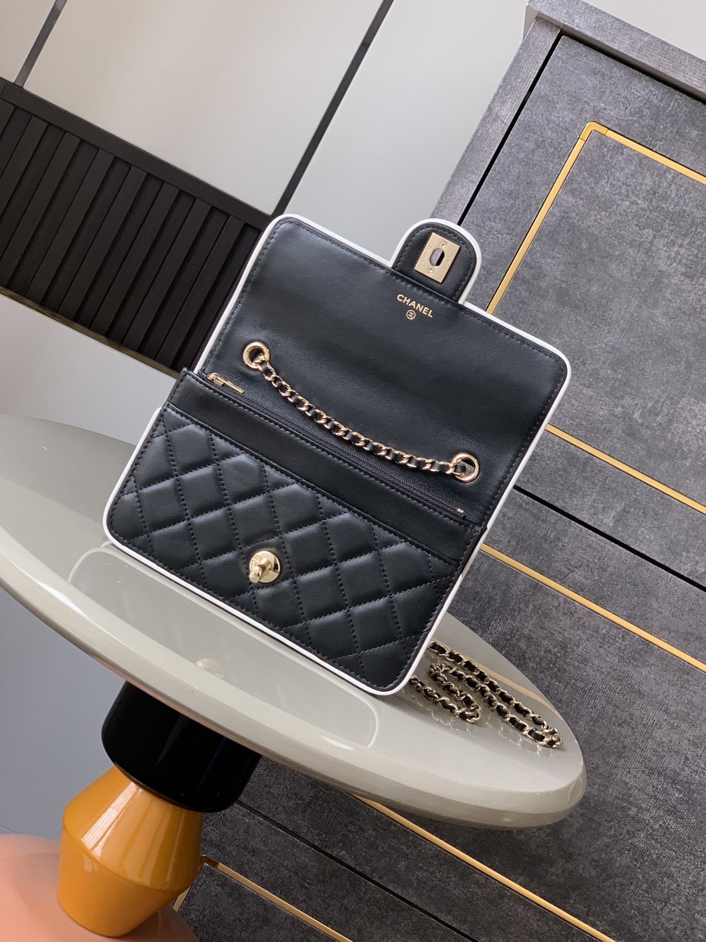Ch@nel Flap Bag-12.3*19.2*3.5CM