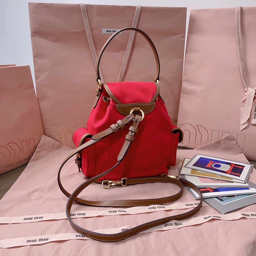 M1um1u Backpack-22X18X11.5CM
