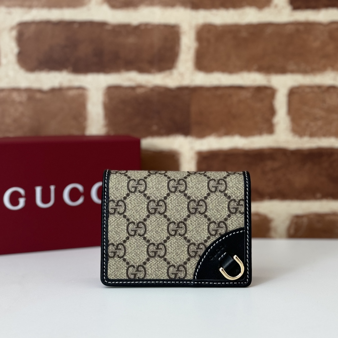 Gvc*1 GG Emblem Wallet-11*8.5*3CM