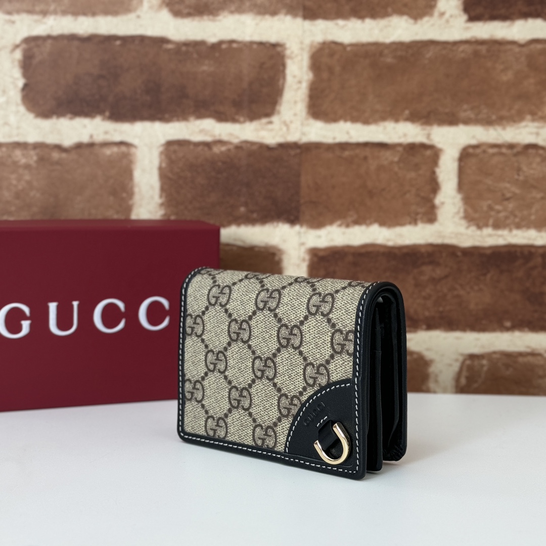 Gvc*1 GG Emblem Wallet-11*8.5*3CM