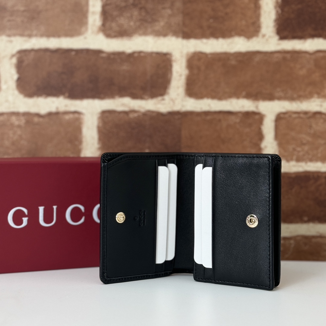 Gvc*1 GG Emblem Wallet-11*8.5*3CM