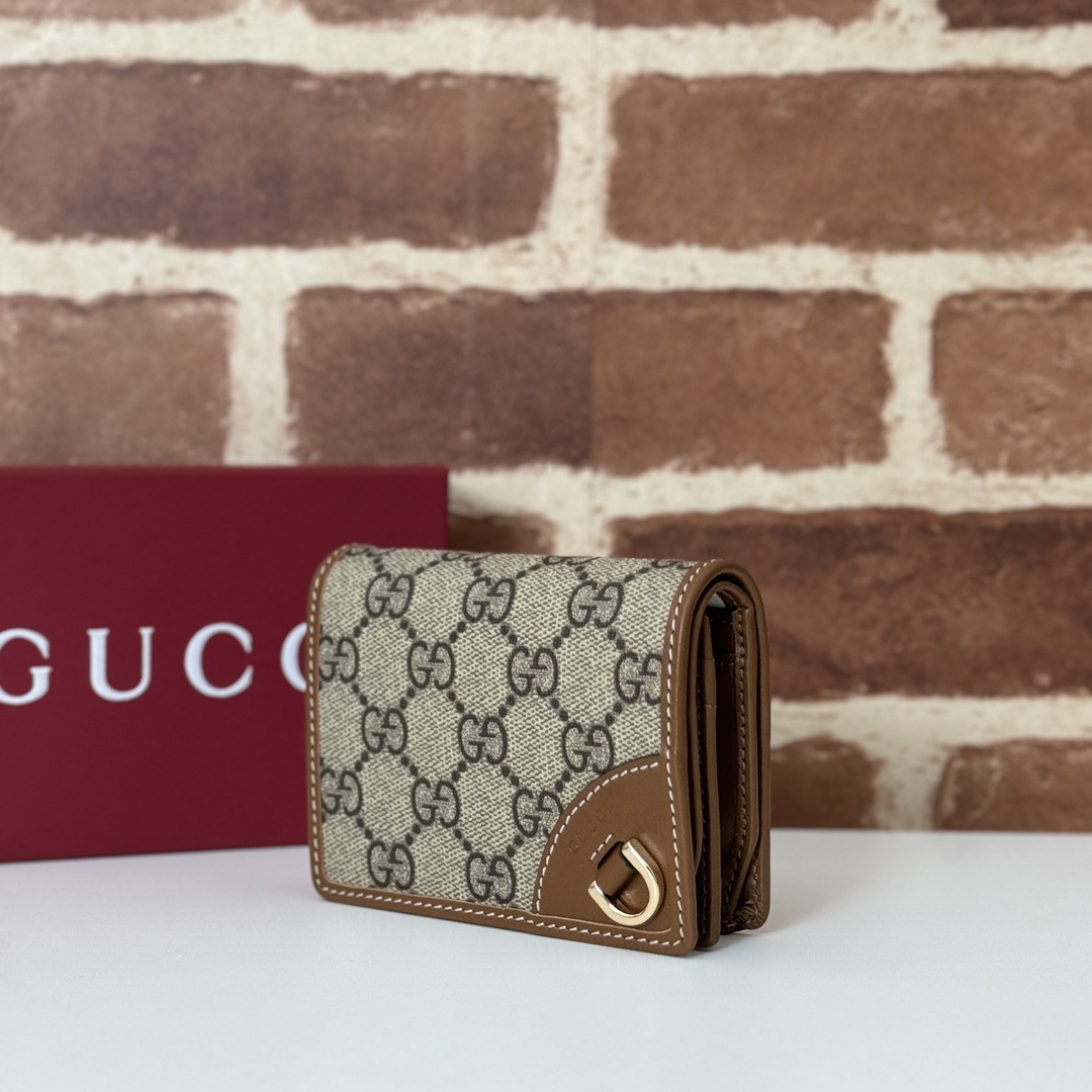 Gvc*1 GG Emblem Wallet-11*8.5*3CM