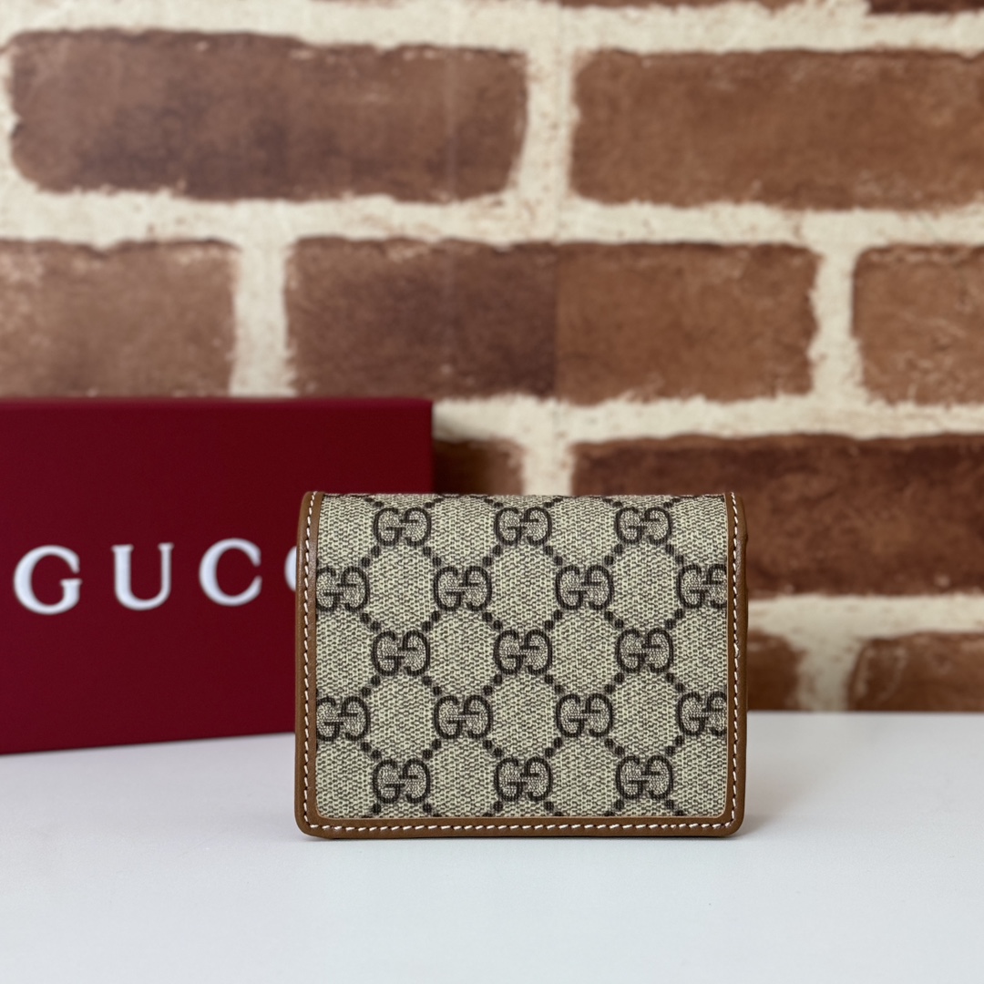 Gvc*1 GG Emblem Wallet-11*8.5*3CM
