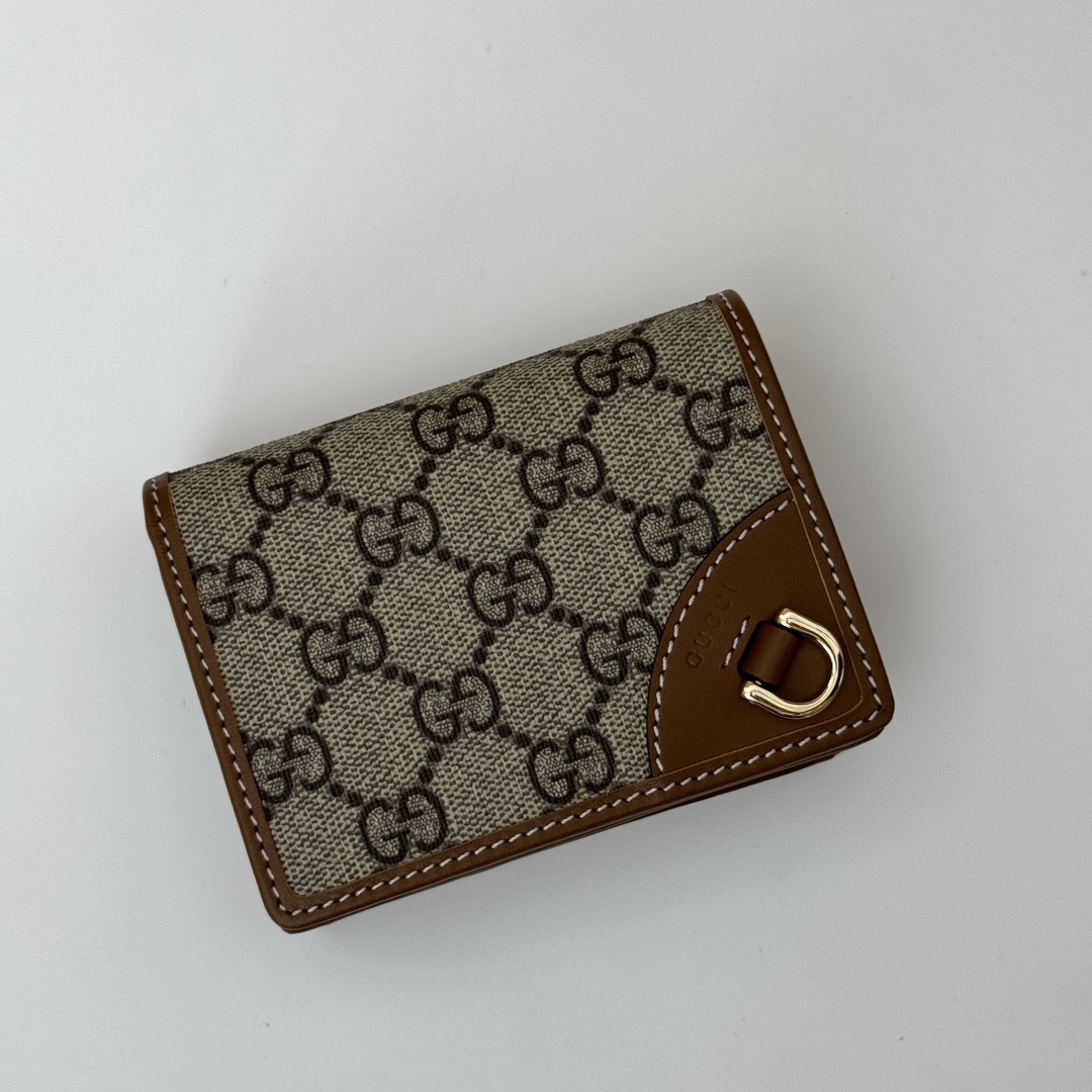 Gvc*1 GG Emblem Wallet-11*8.5*3CM