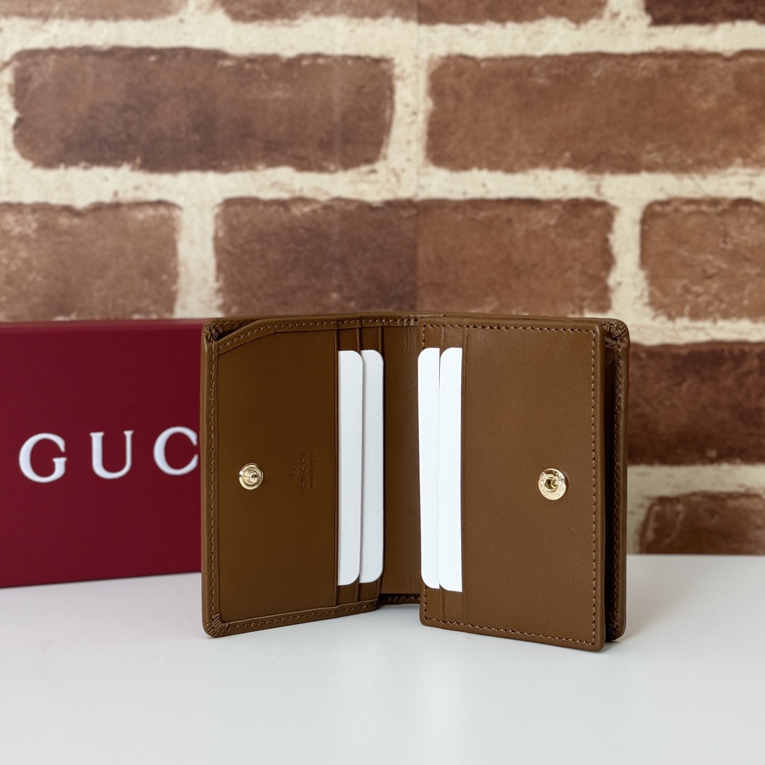 Gvc*1 GG Emblem Wallet-11*8.5*3CM