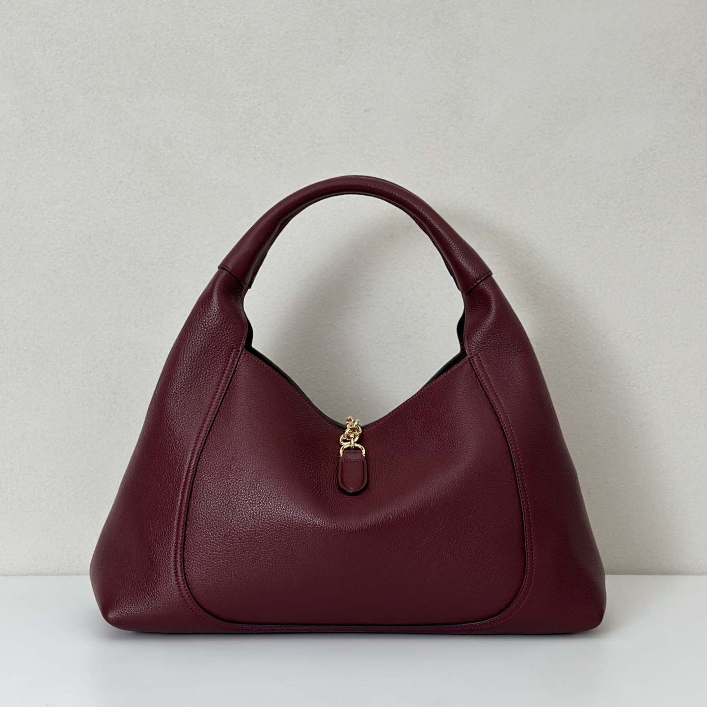 Gvc*1 Softbit Large Shoulder Bag In Leather-46*26*16CM
