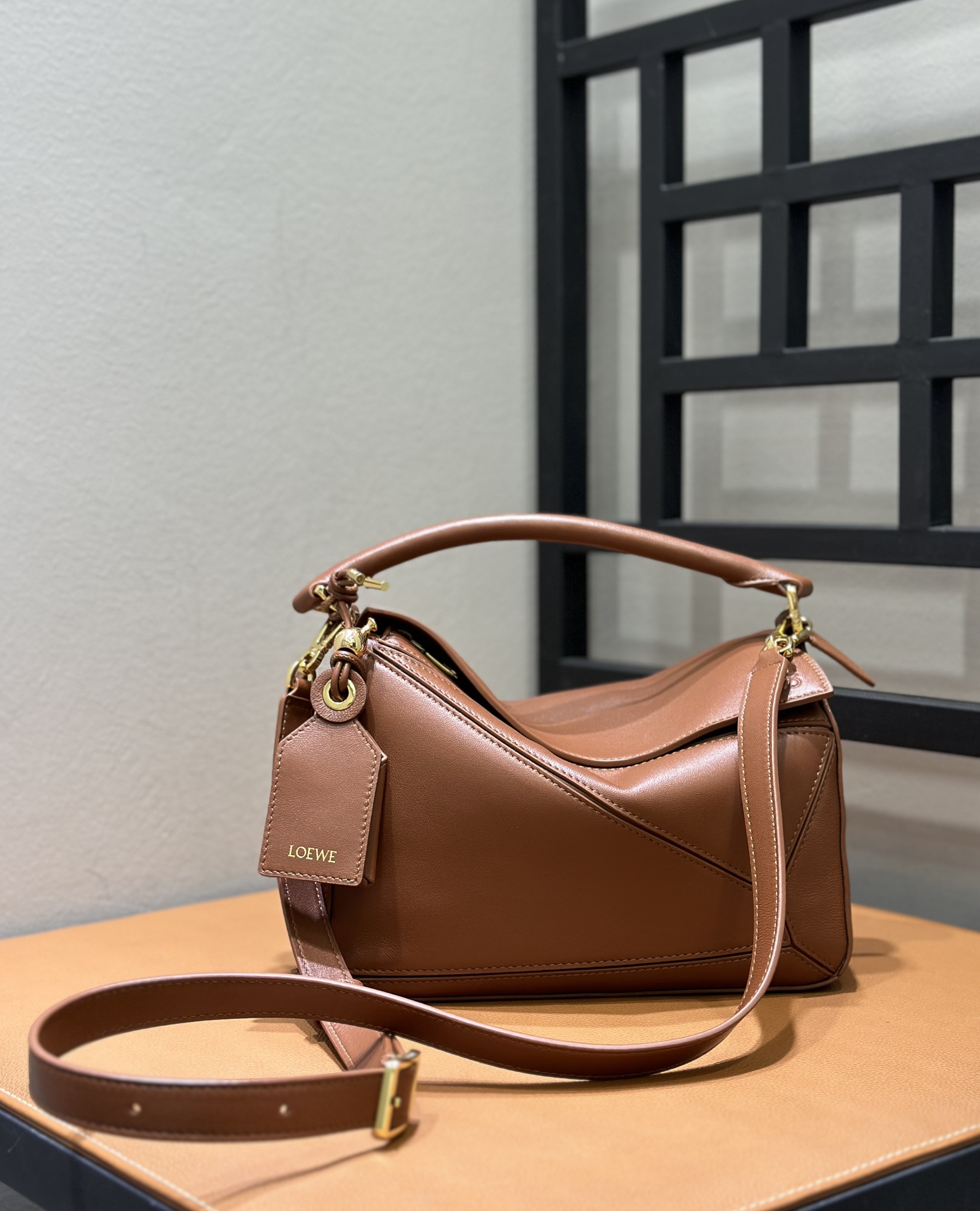 Lowee Puzzle Edge Bag-24*10.5*16.5CＭ