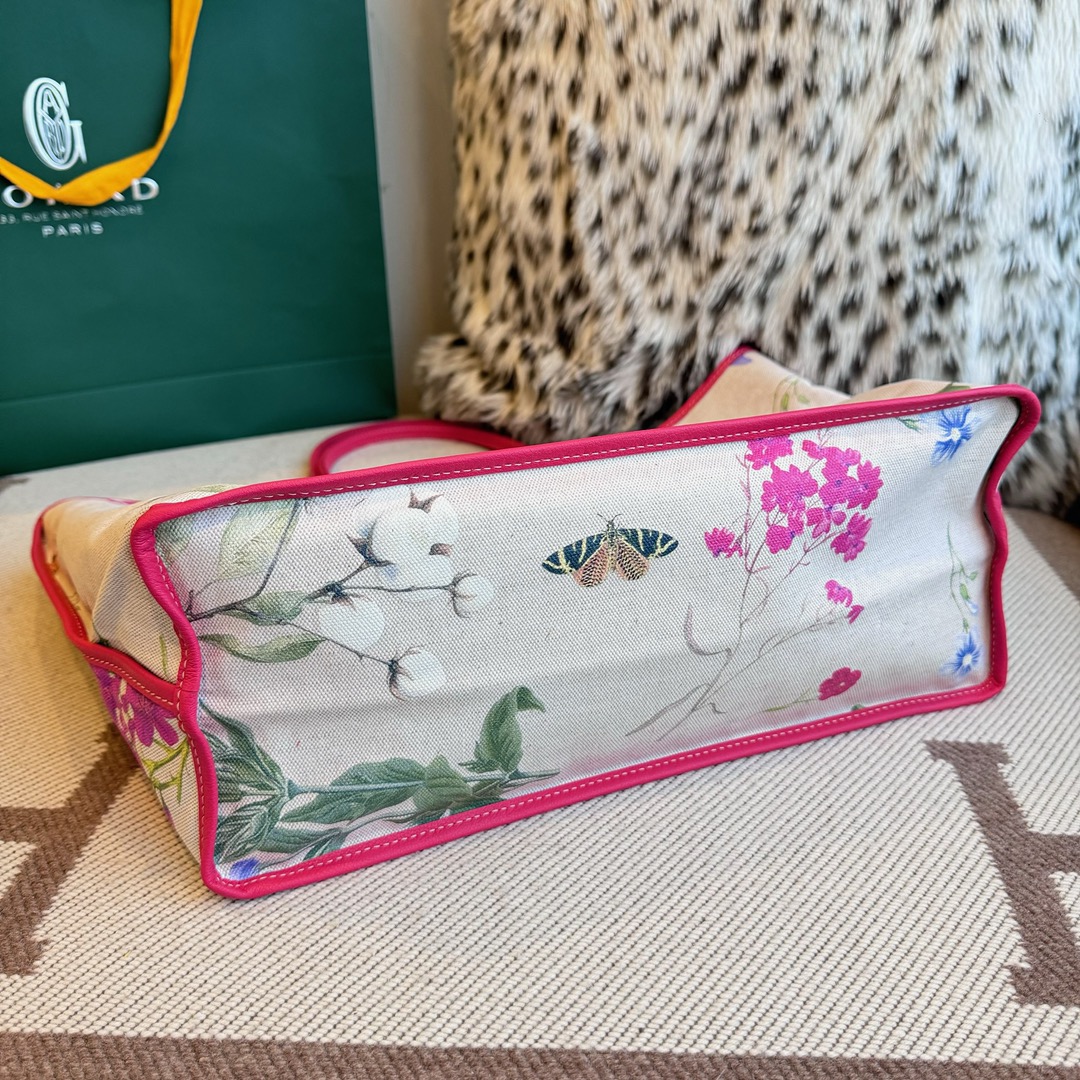 G09ard Fuchsia Pink Reversible St. L0vis Tote Bag-34X15X28CM