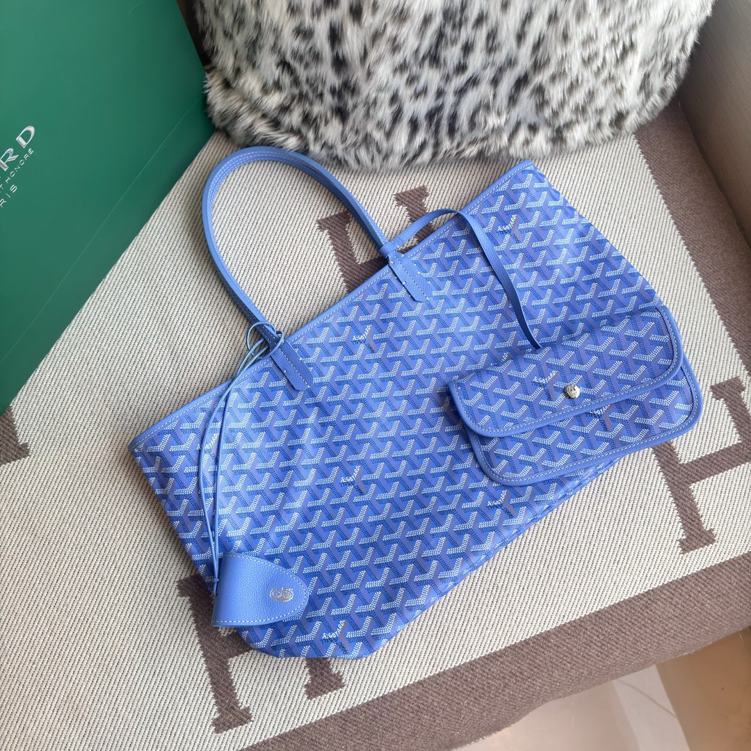 G09ard fuchsia pink reversible st. l0vis tote bag-34x15x28cm