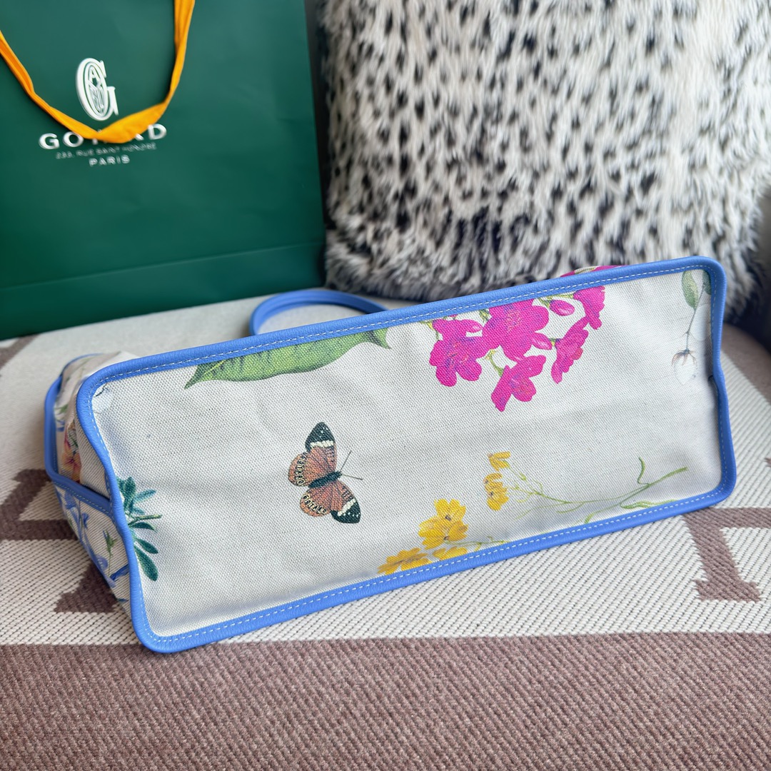 G09ard fuchsia pink reversible st. l0vis tote bag-34x15x28cm