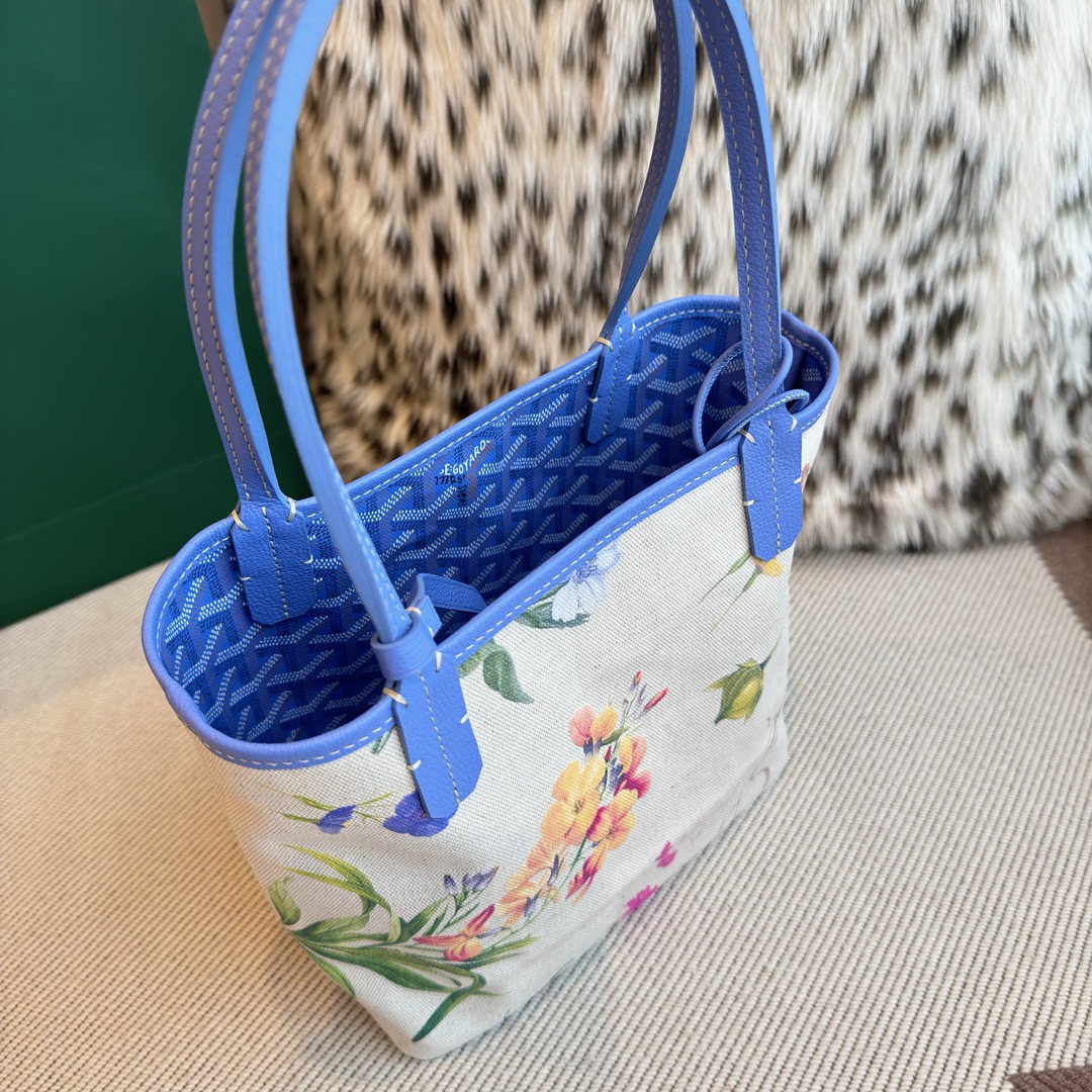 G09ard fuchsia pink reversible st. l0vis tote bag-20.5x9x20cm