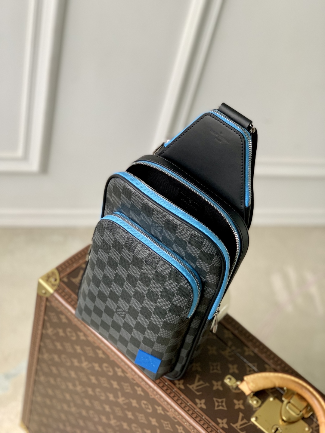 l0vis Vvtt0n damier graphite avenue bag-20 *31 x*10cm