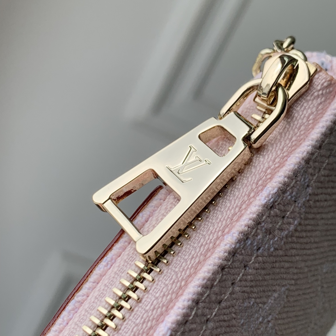 l0vis Vvtt0n monogram denimwallet - 12 x 7 x 1.5cm