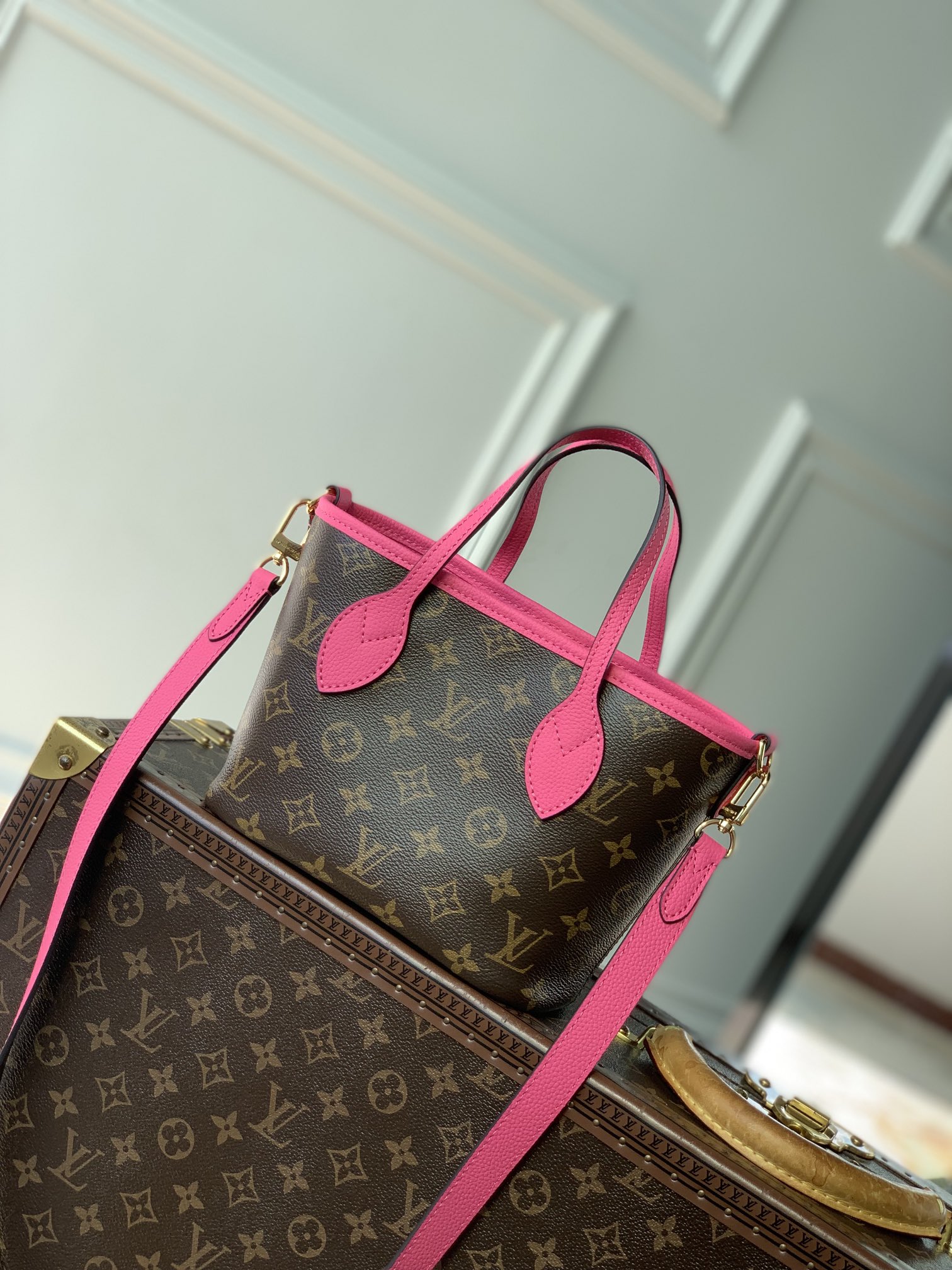 L0vis Vvtt0n Neverfull Bandoulière Inside Out BB-M12099-24 x 14 x 9CM