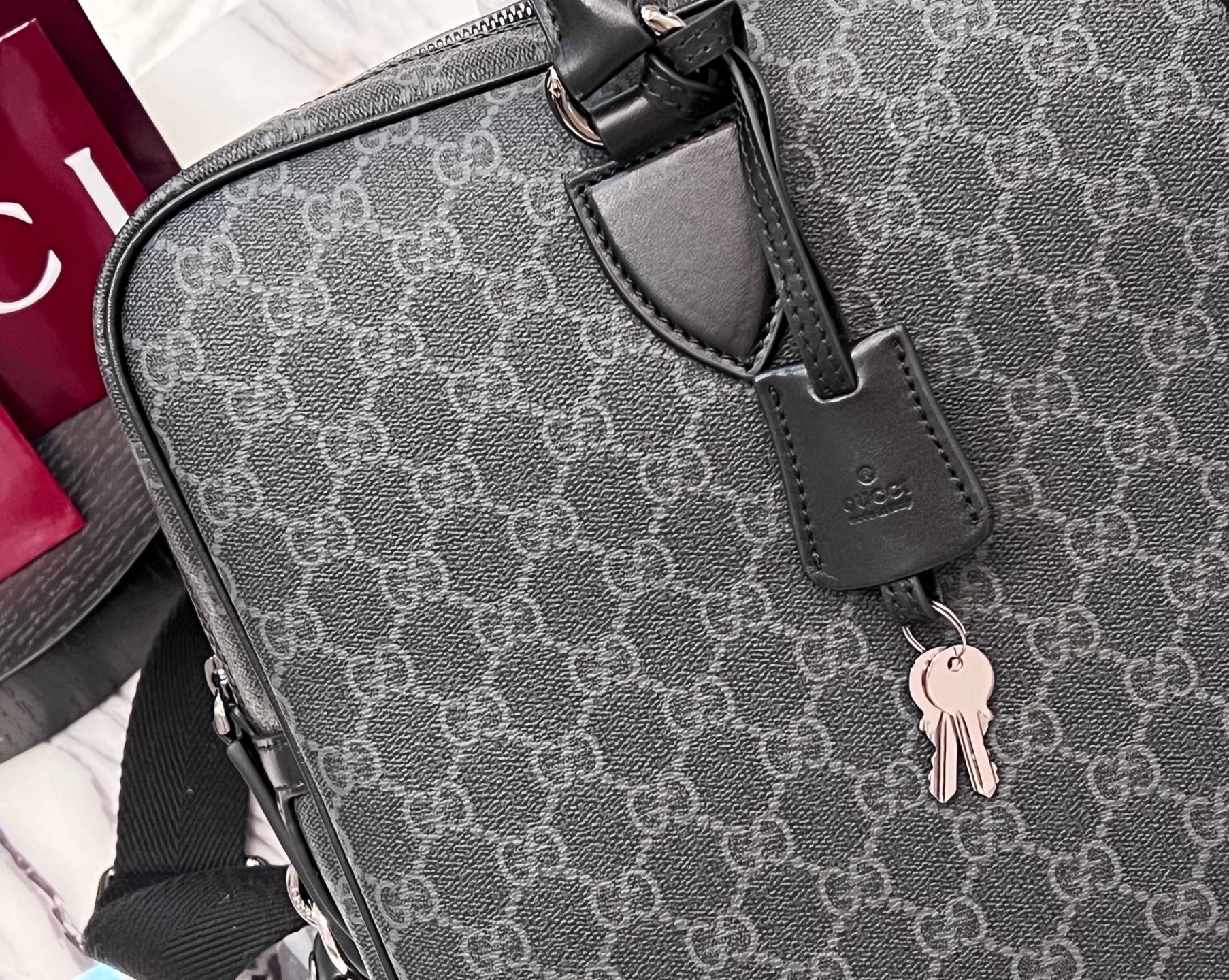 Gvc*1 GG Emblem Medium Briefcase-40*30*6CM