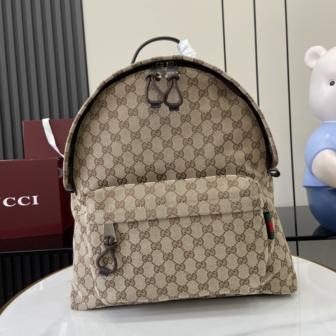 Gvc*1 GG Canvas Backpack-36*42*21CM