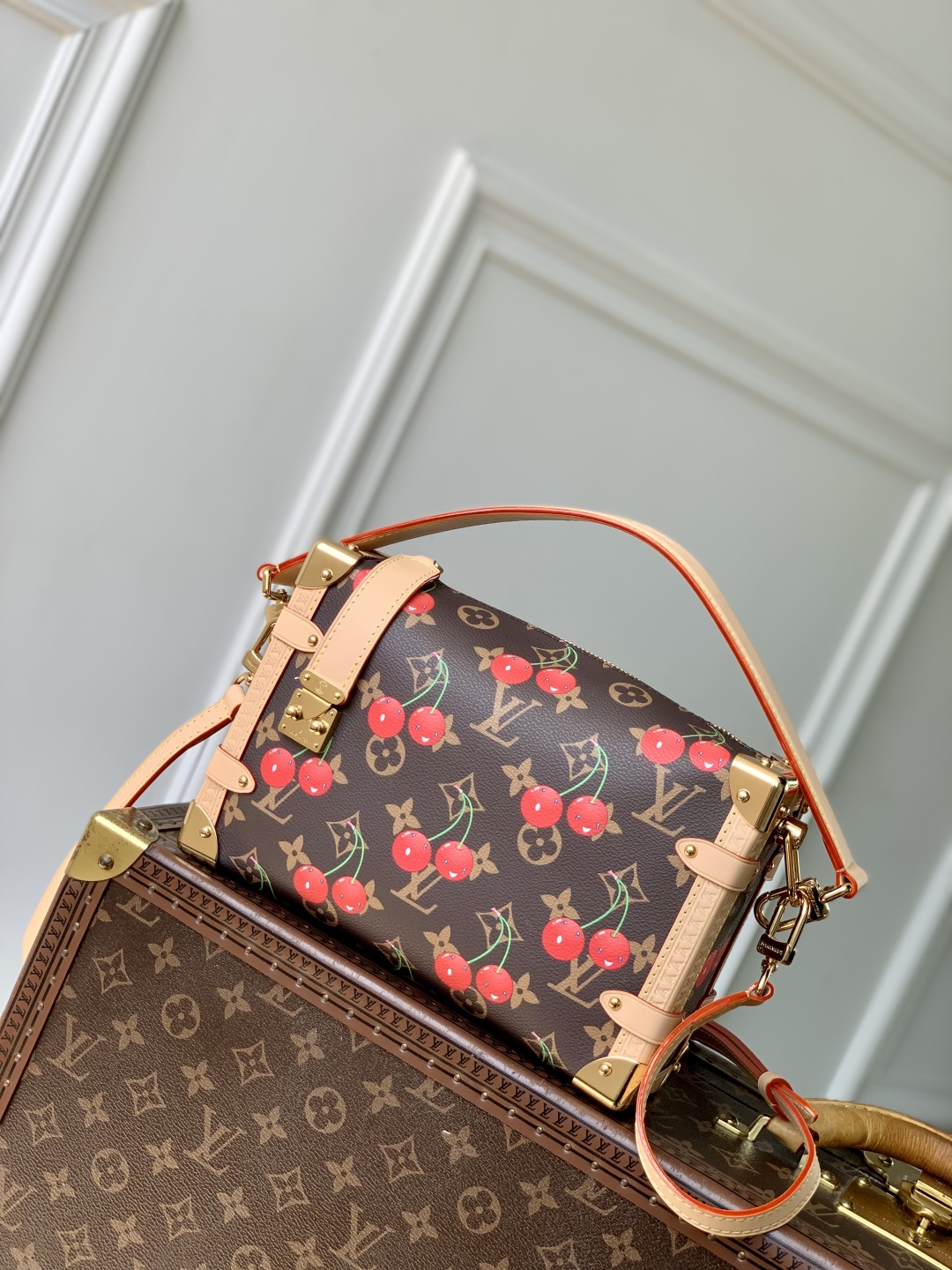 LV x TM Side Trunk- Women - Handbags-M14278-16 x 8.5 x 23.5CM