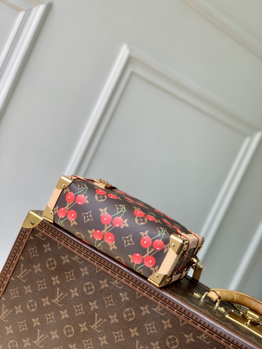 LV x TM Side Trunk- Women - Handbags-M14278-16 x 8.5 x 23.5CM