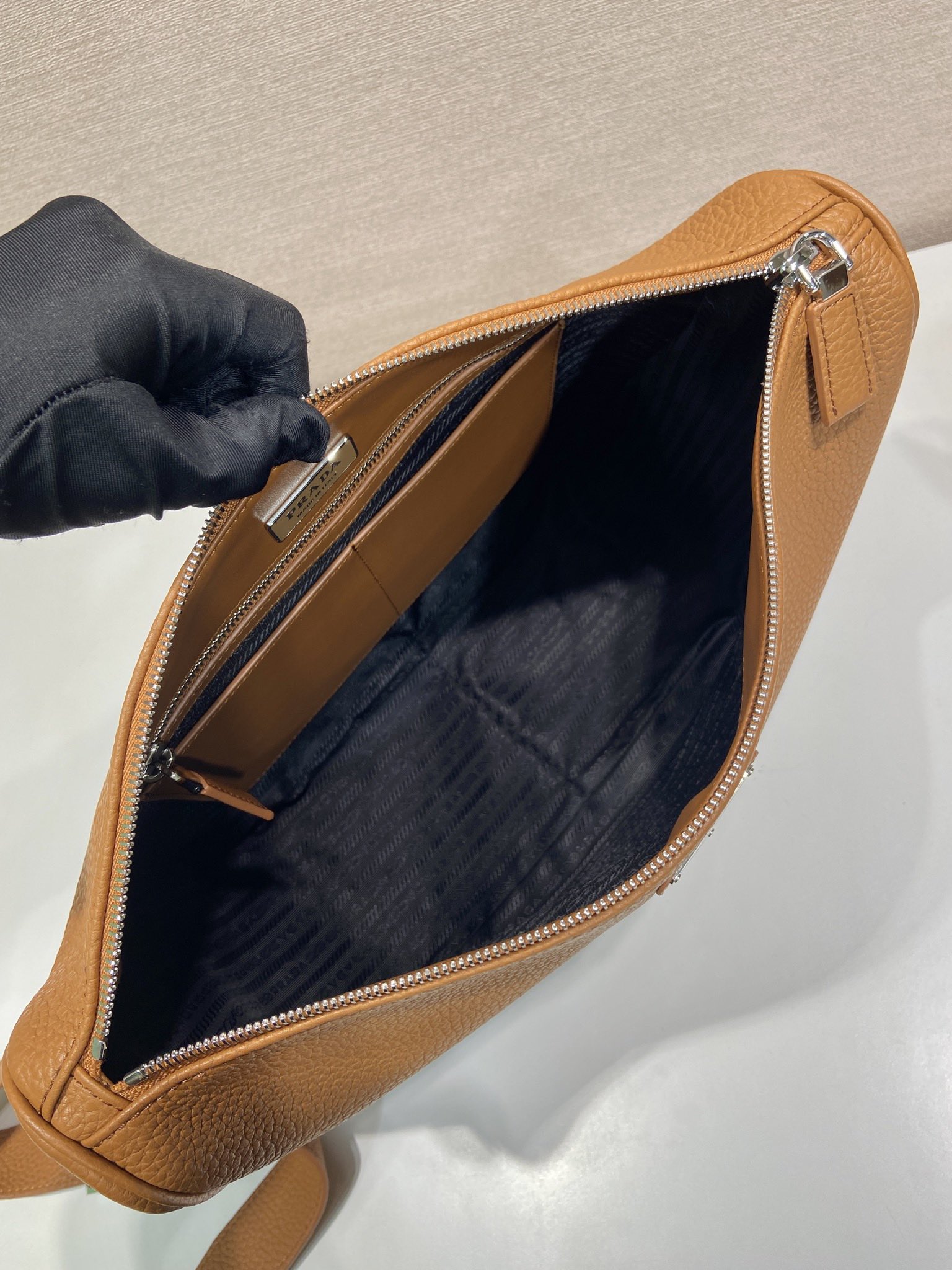 Pra*a Leather Shoulder Bag-2VH182-30*24*13CM