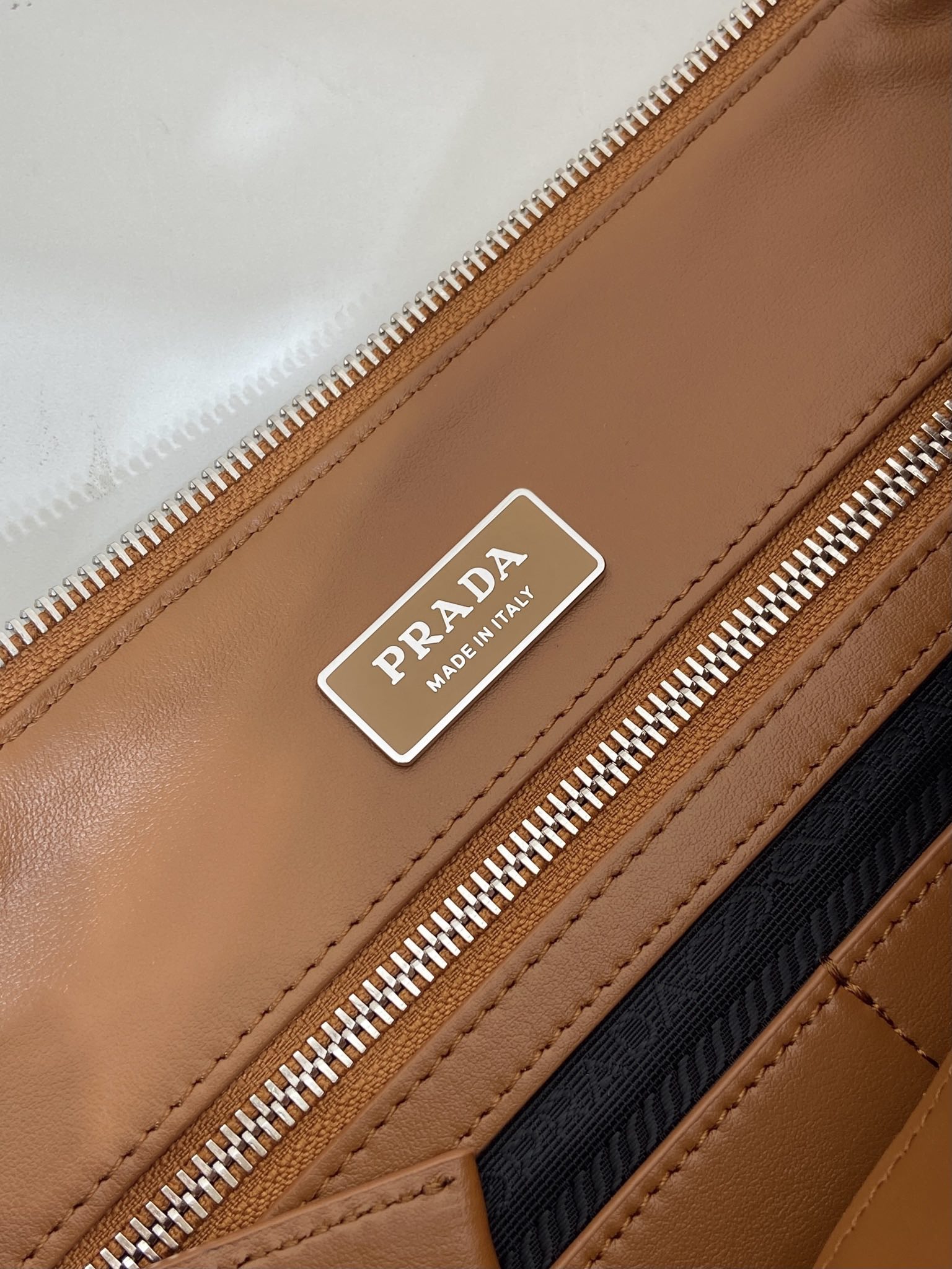 Pra*a Leather Shoulder Bag-2VH182-30*24*13CM