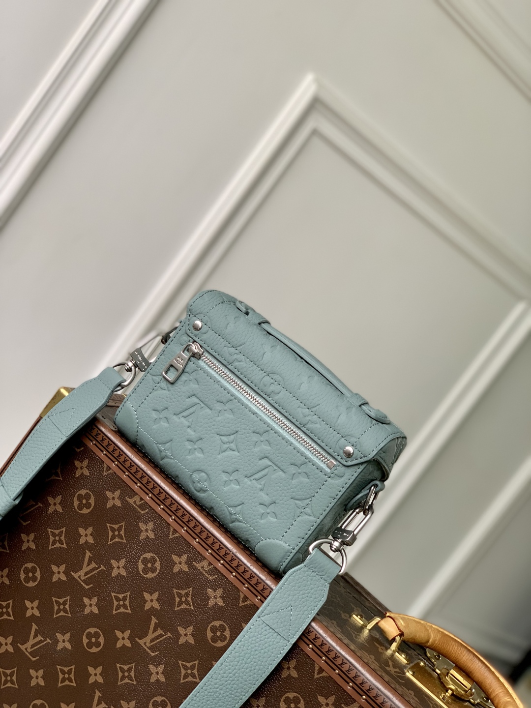 L0vis Vvtt0n Soul Trunk Handbag-15 x 7 x 19CM