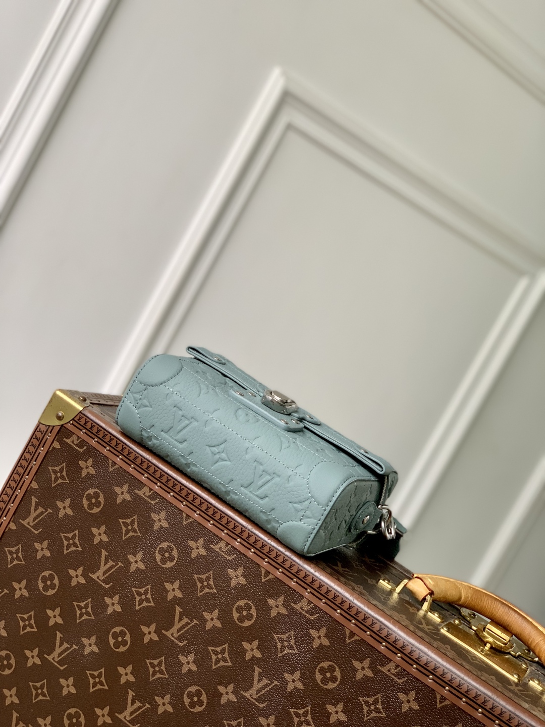 L0vis Vvtt0n Soul Trunk Handbag-15 x 7 x 19CM