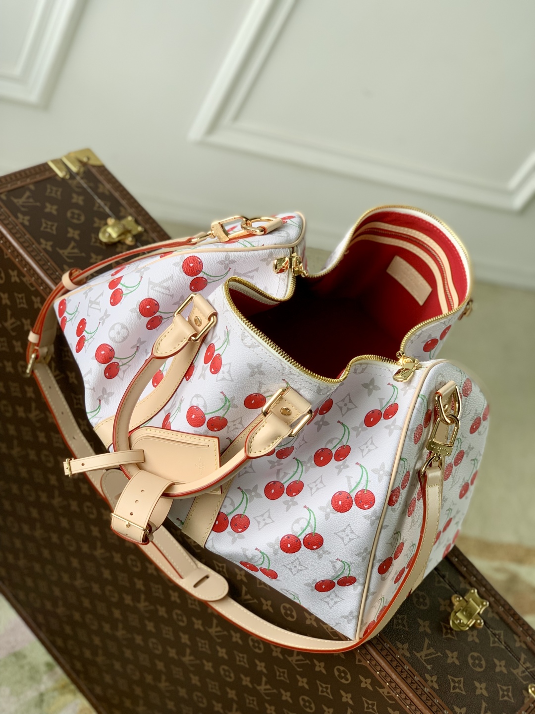 l0vis Vvtt0n x takashi murakami bandoulière 45-m13764-45 × 27 × 20cm