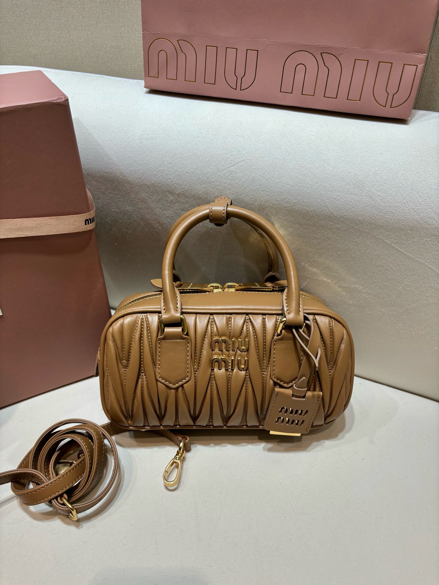 M1um1u Vintage Rectangular Bag-23*12*8CM