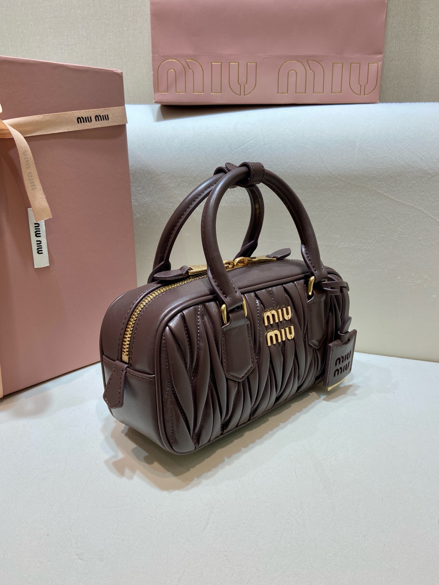 M1um1u Vintage Rectangular Bag-23*12*8CM