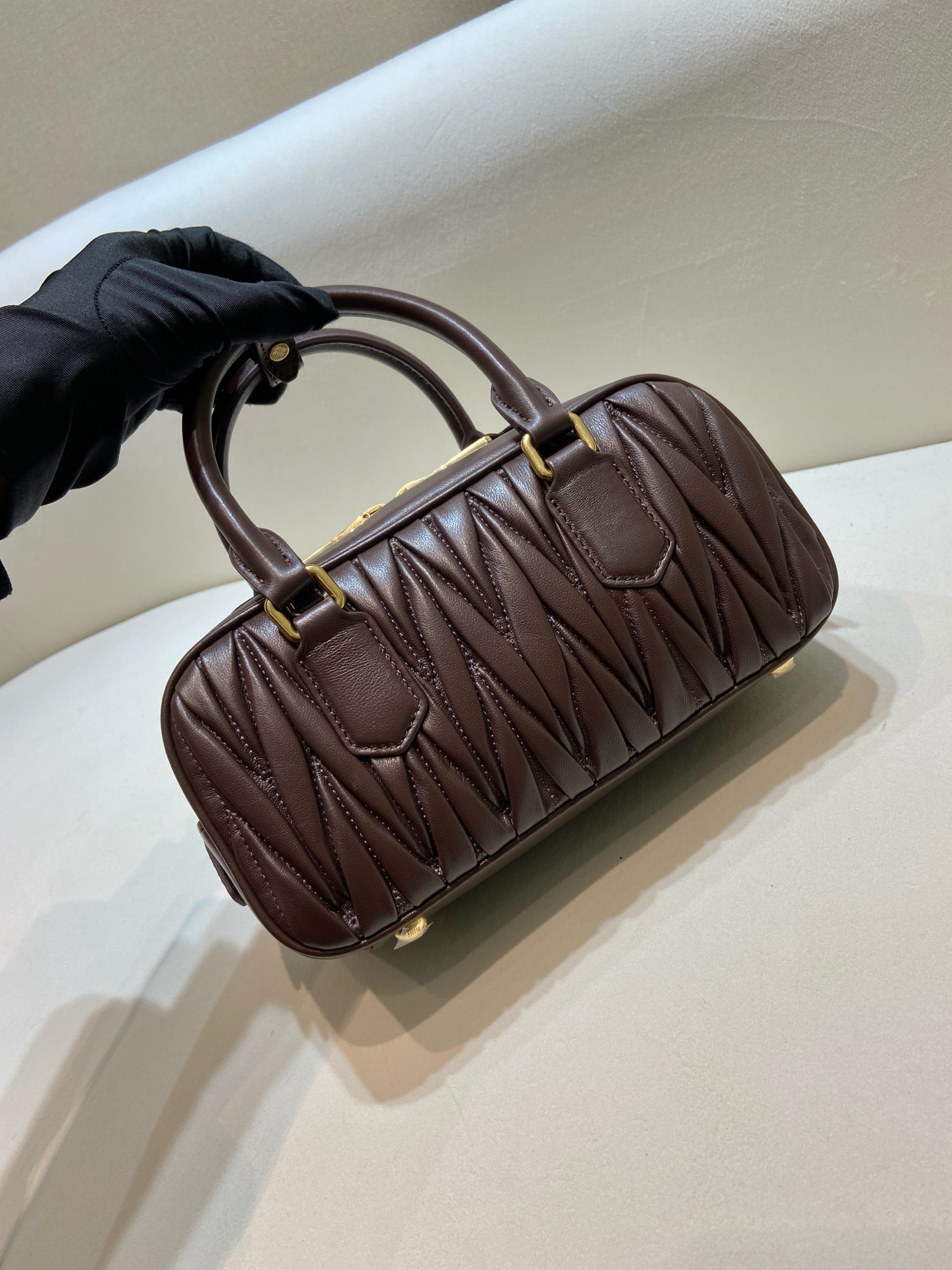 M1um1u Vintage Rectangular Bag-23*12*8CM