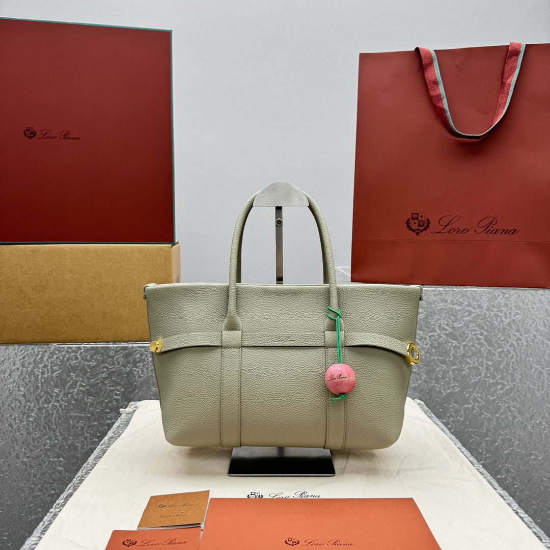 L0r0 P1ana Ghiera Shopper Bag-28*19*12CM