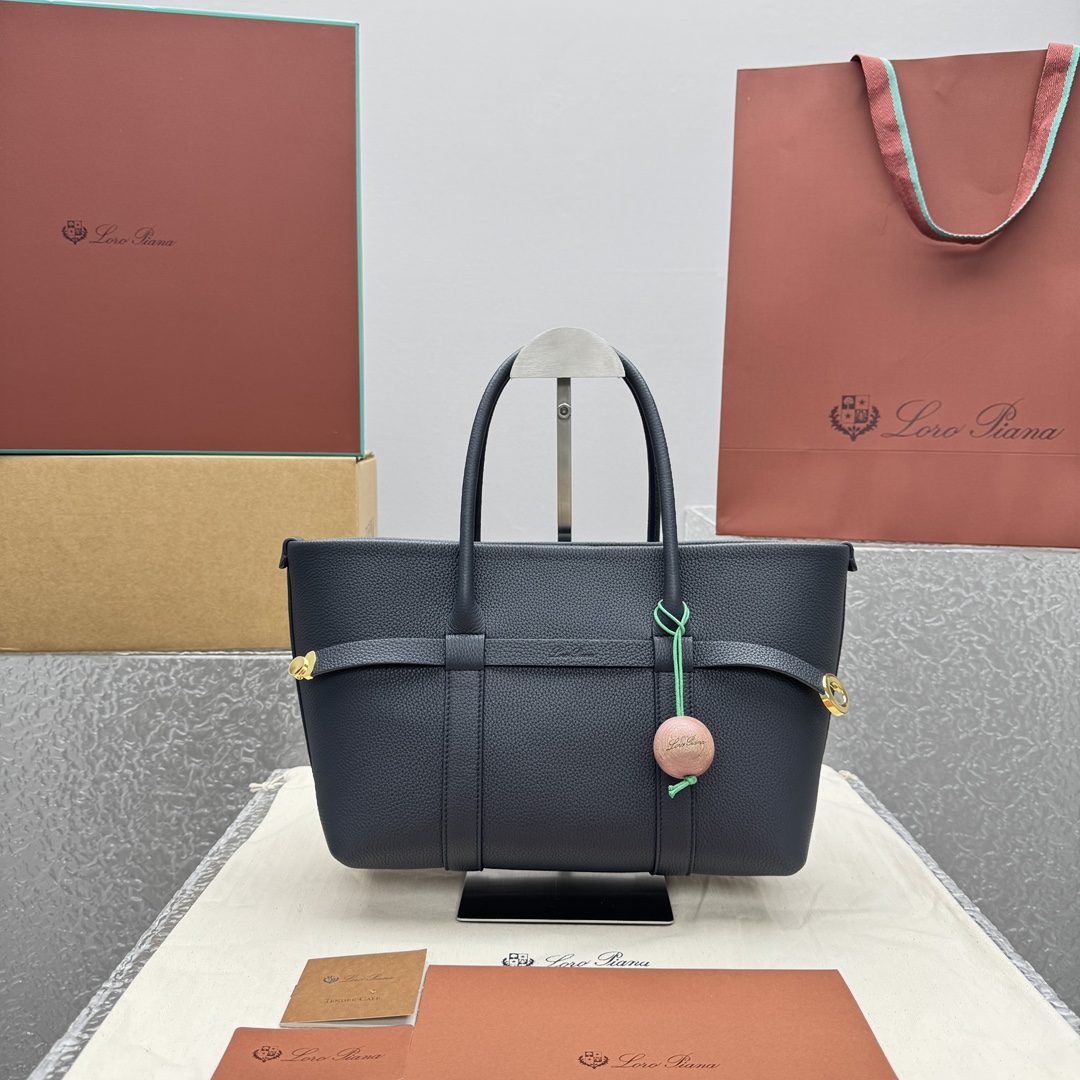 L0r0 P1ana Ghiera Shopper Bag-28*19*12CM